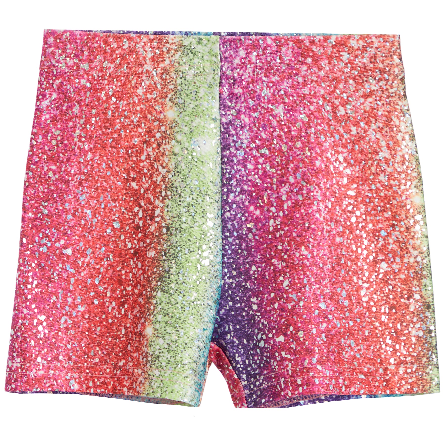Rainbow Glitter Booty Short