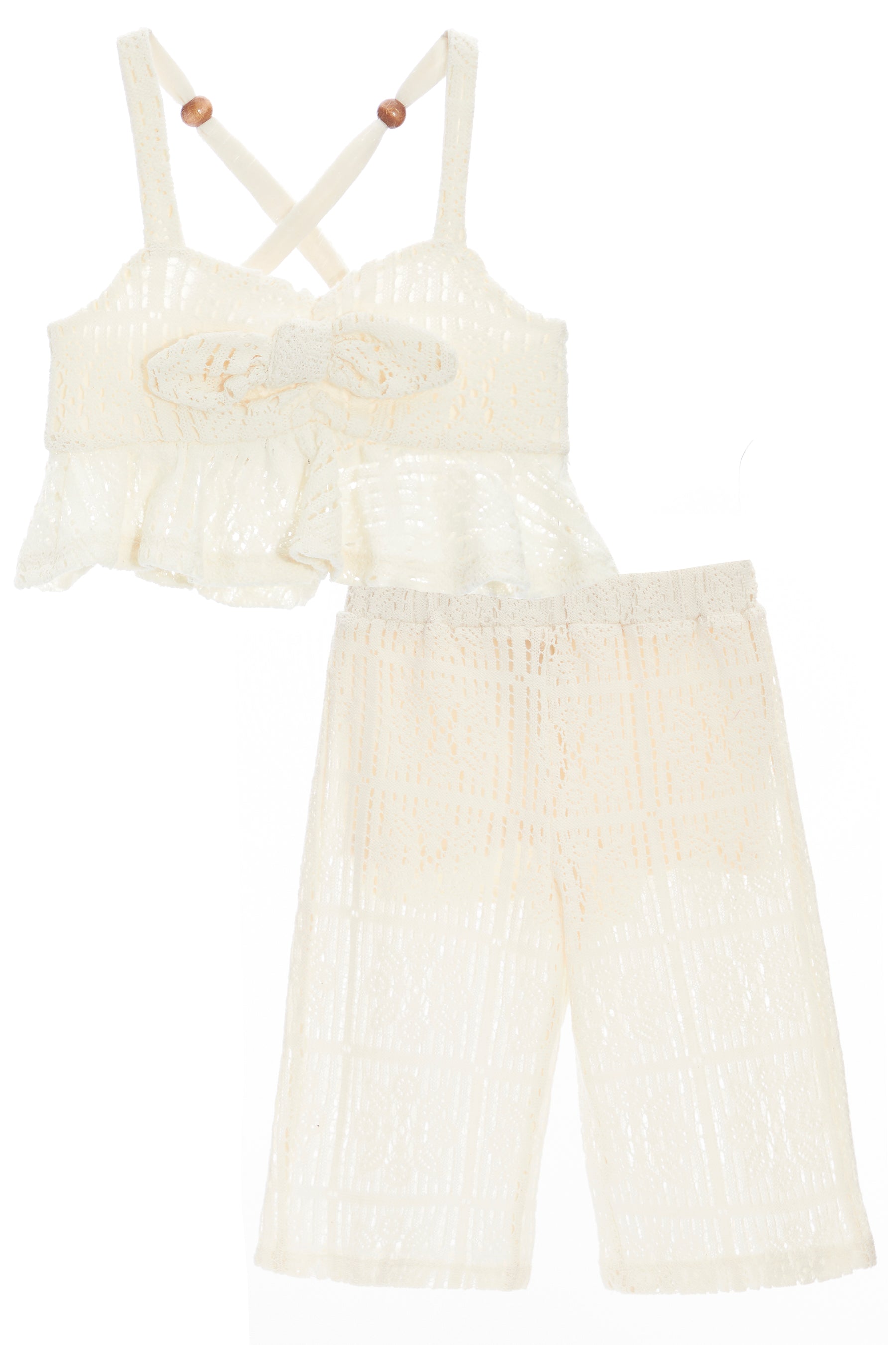 Cropped Pants Set