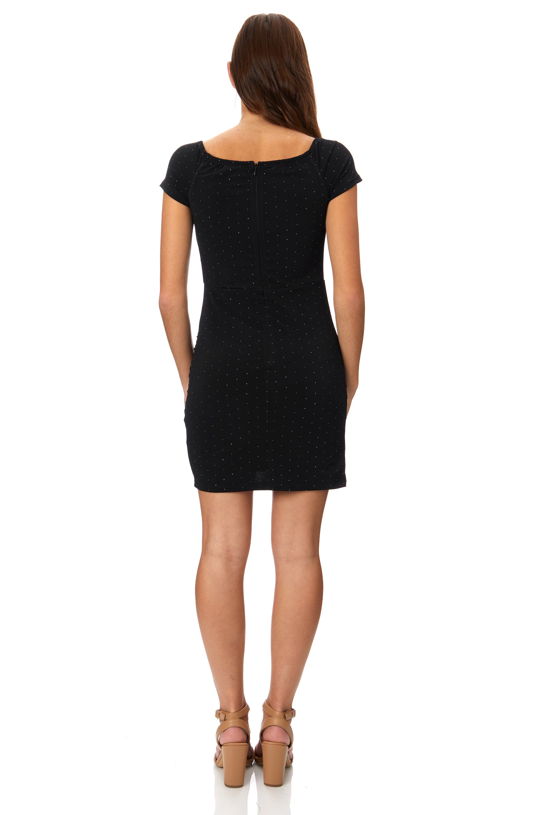 Off The Shoulder Ruched Dress