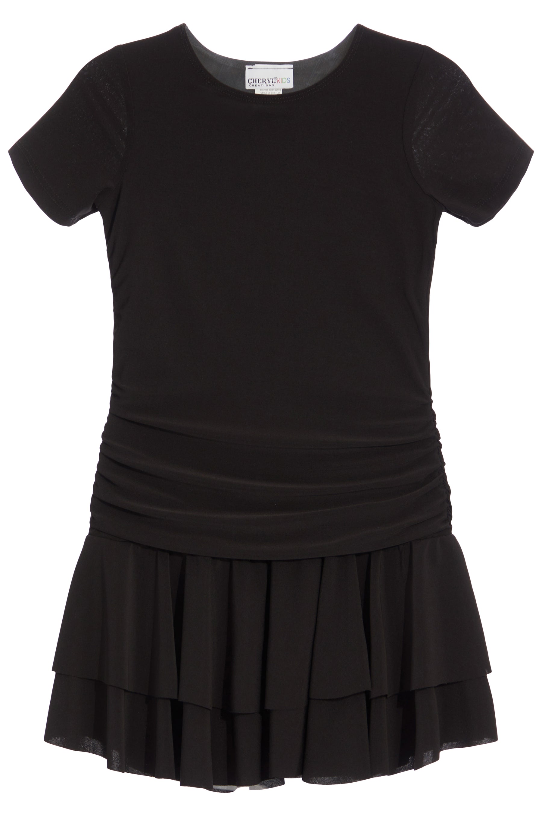 Ruffle Short Sleeve Dress