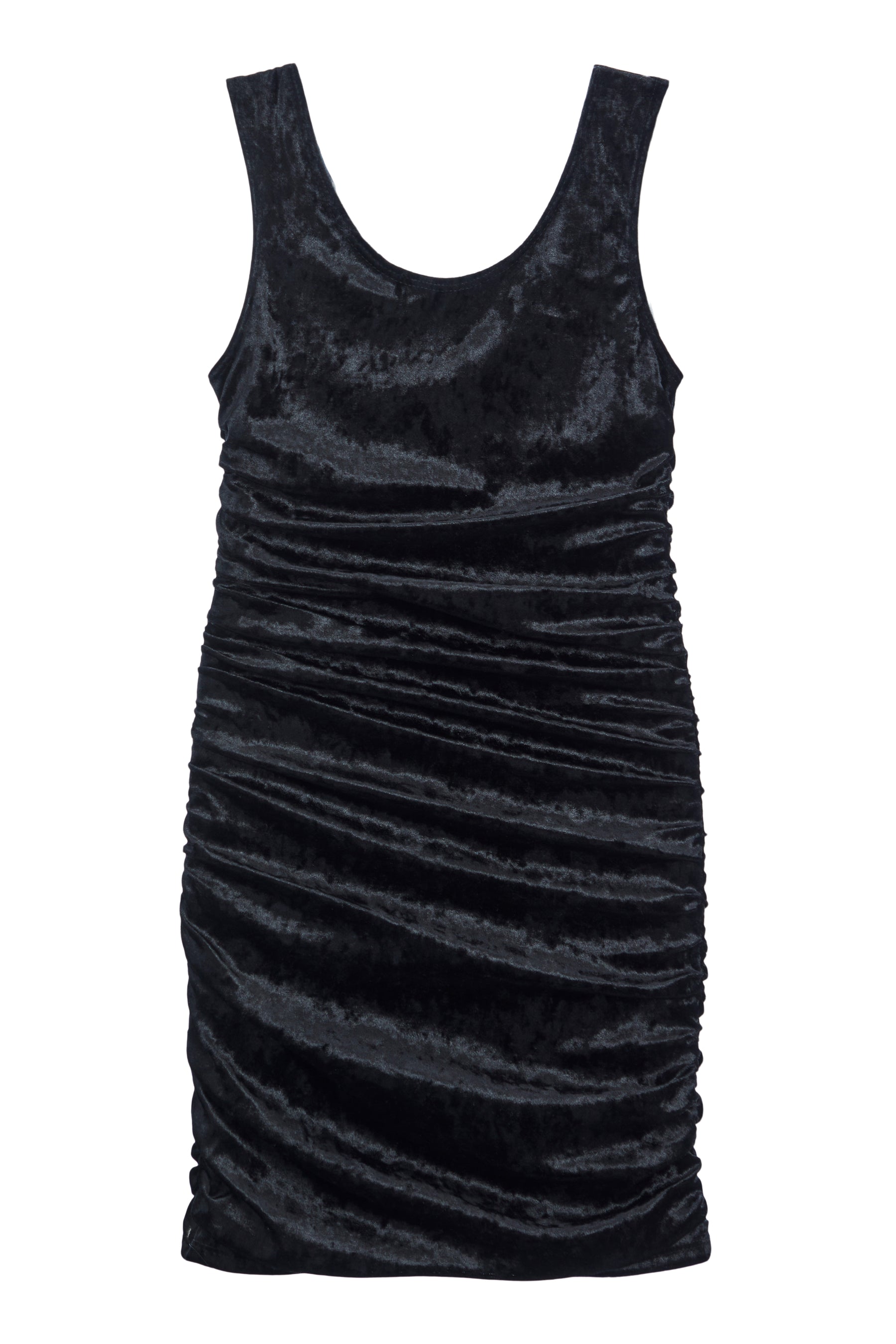 Velvet Ruched Dress