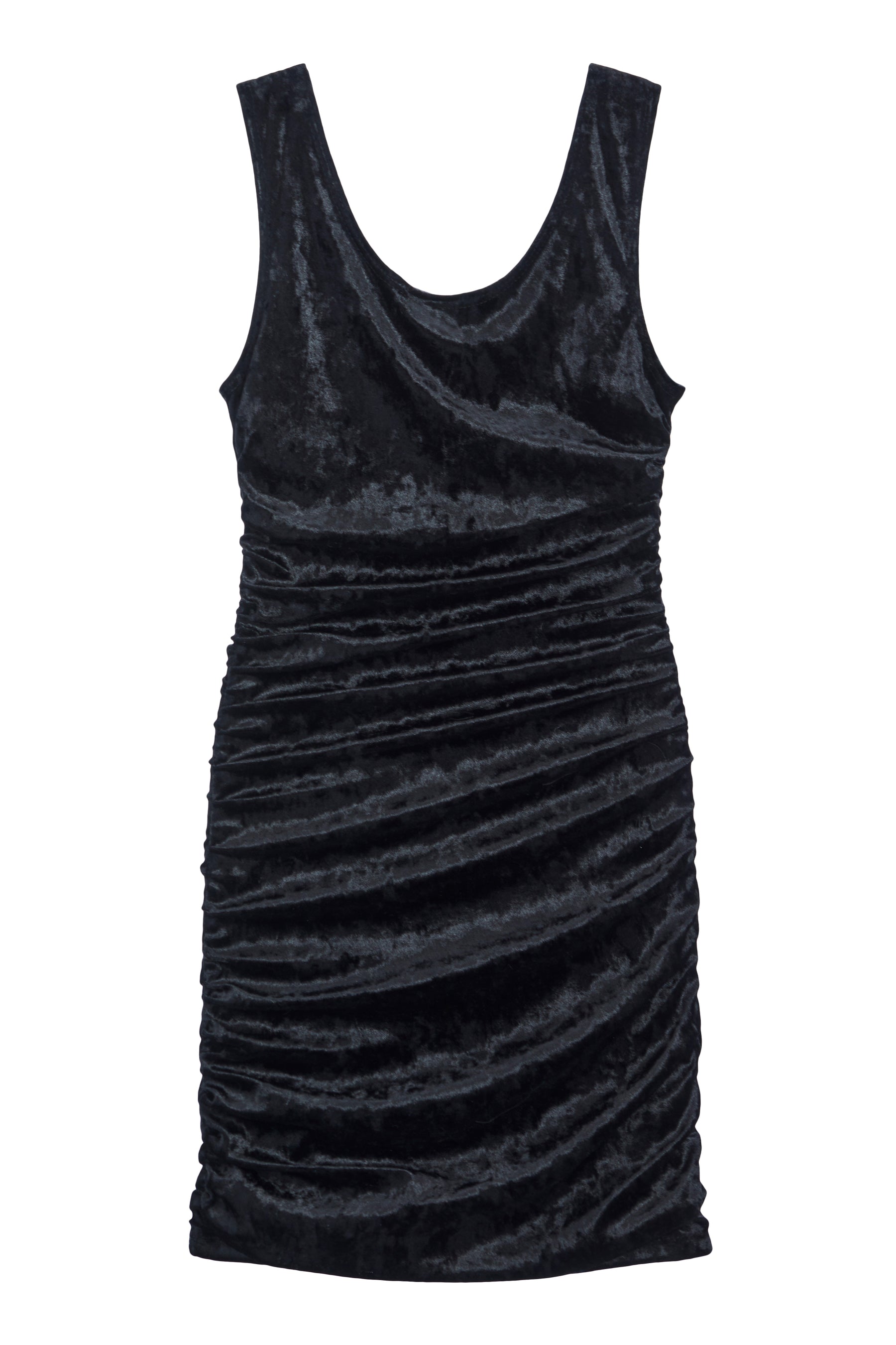 Velvet Ruched Dress