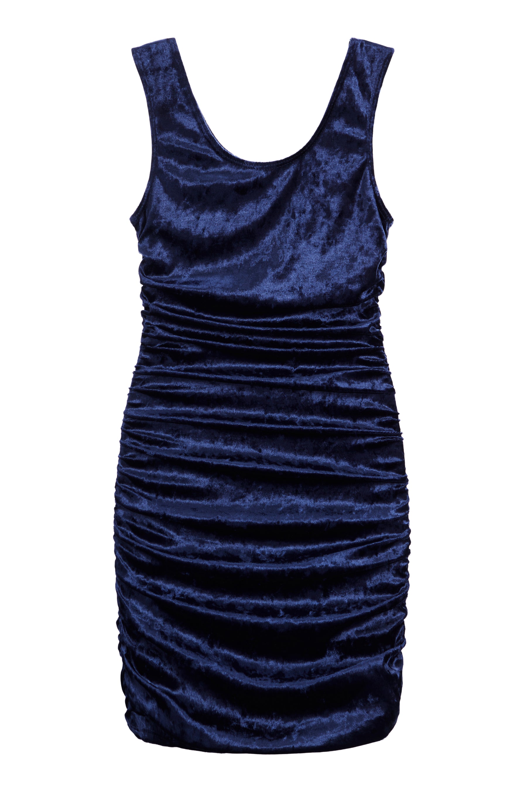 Velvet Ruched Dress