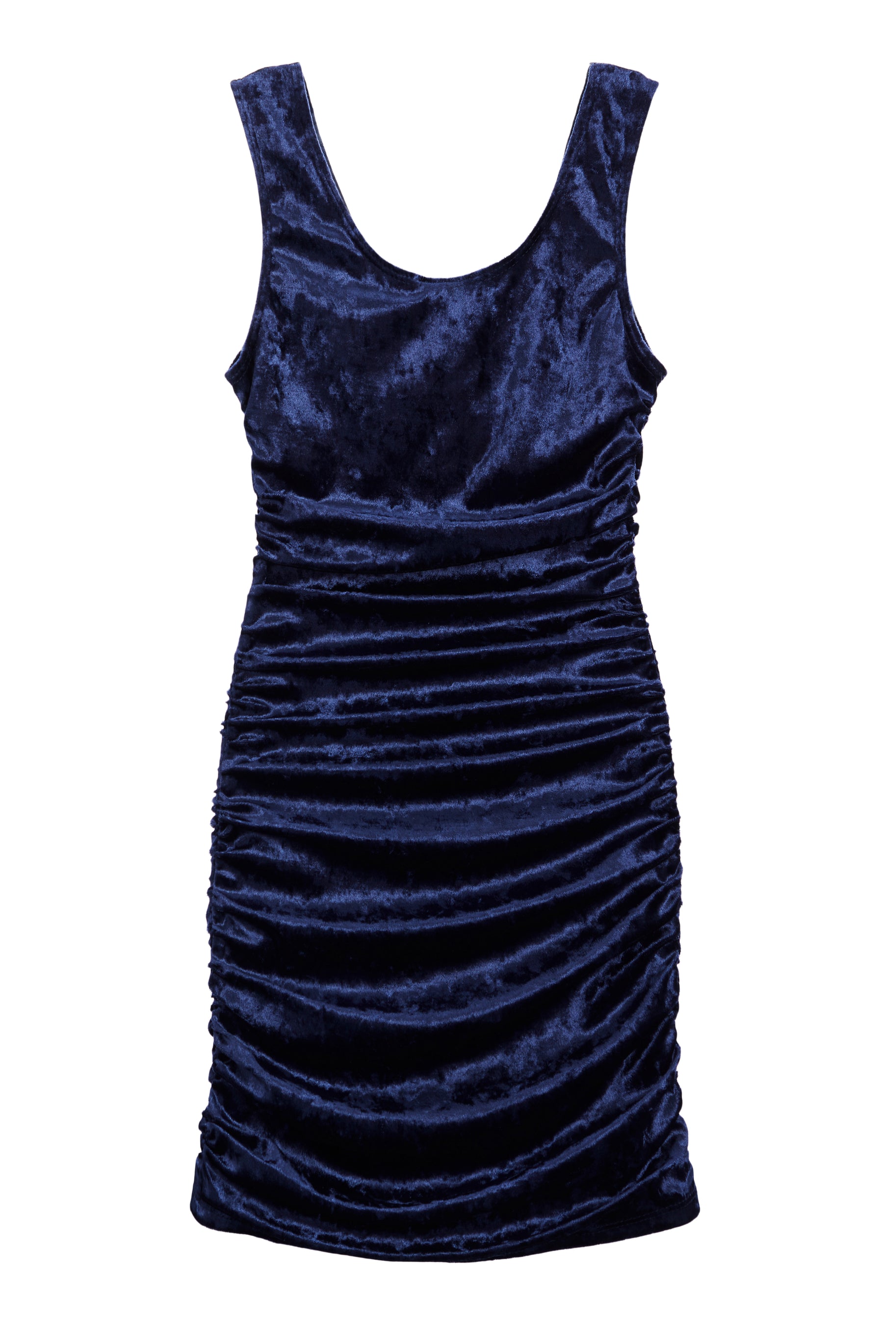 Velvet Ruched Dress
