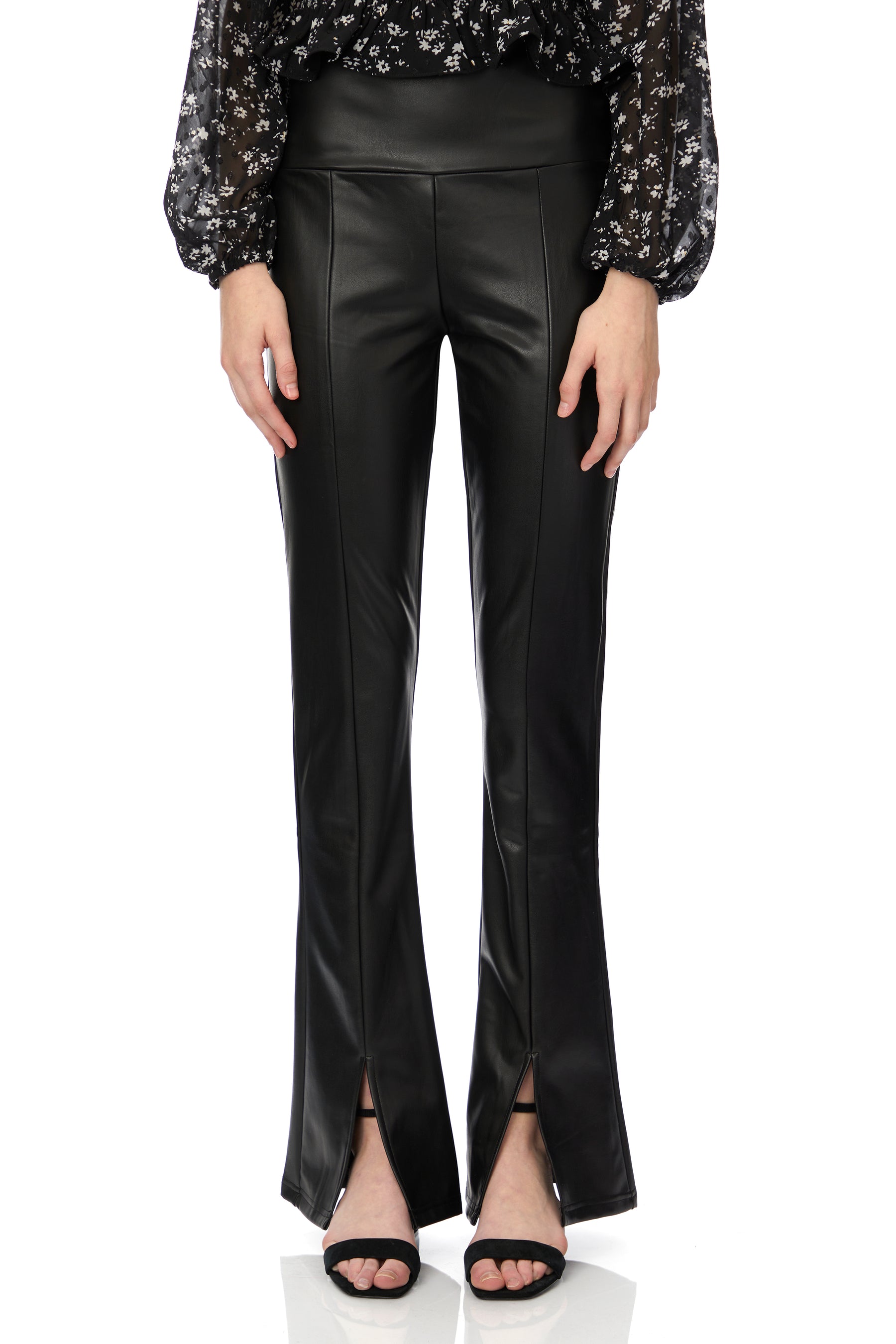 Serenity Vegan Slit Flare Pant