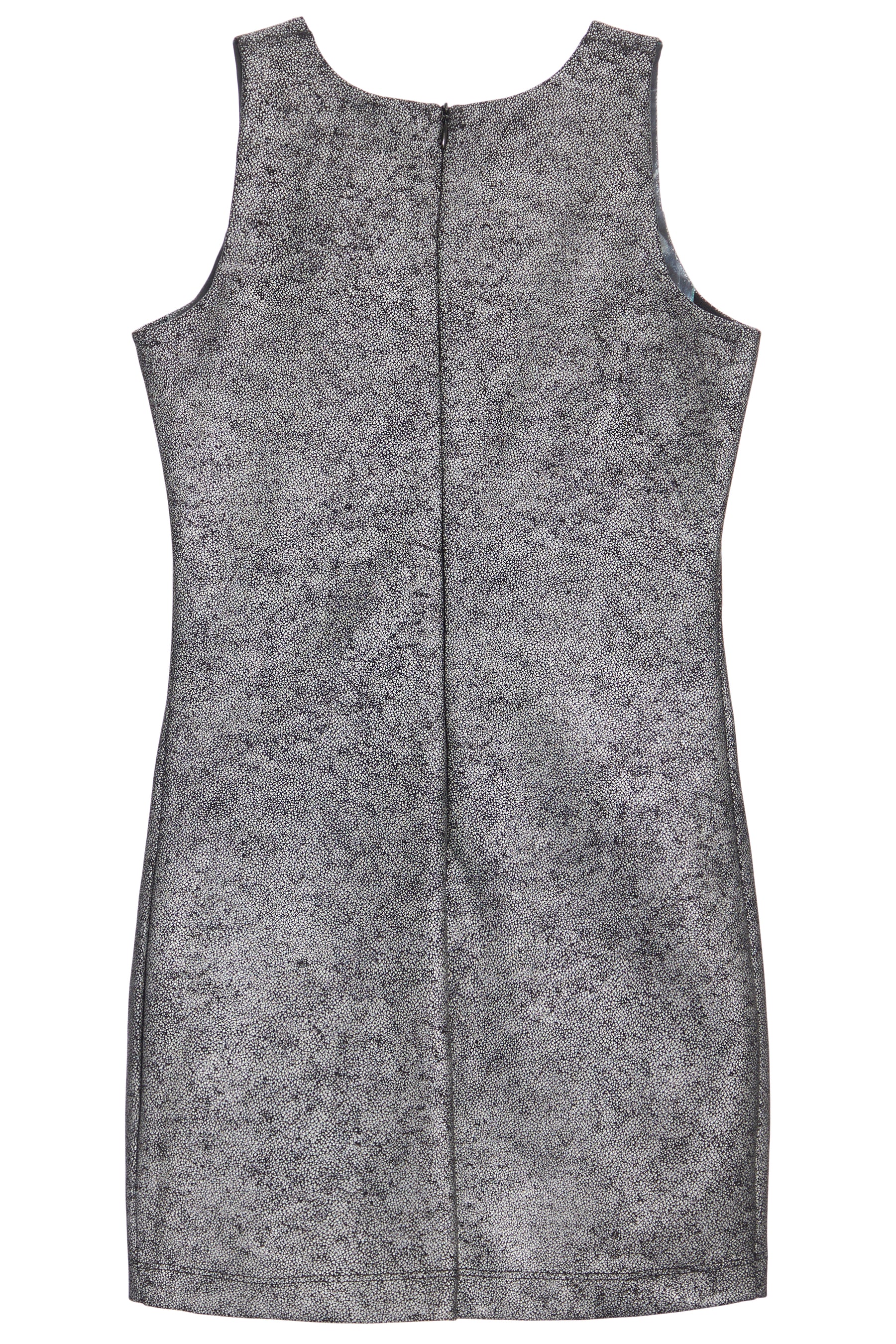 Cut Out Fitted Dress With Slit