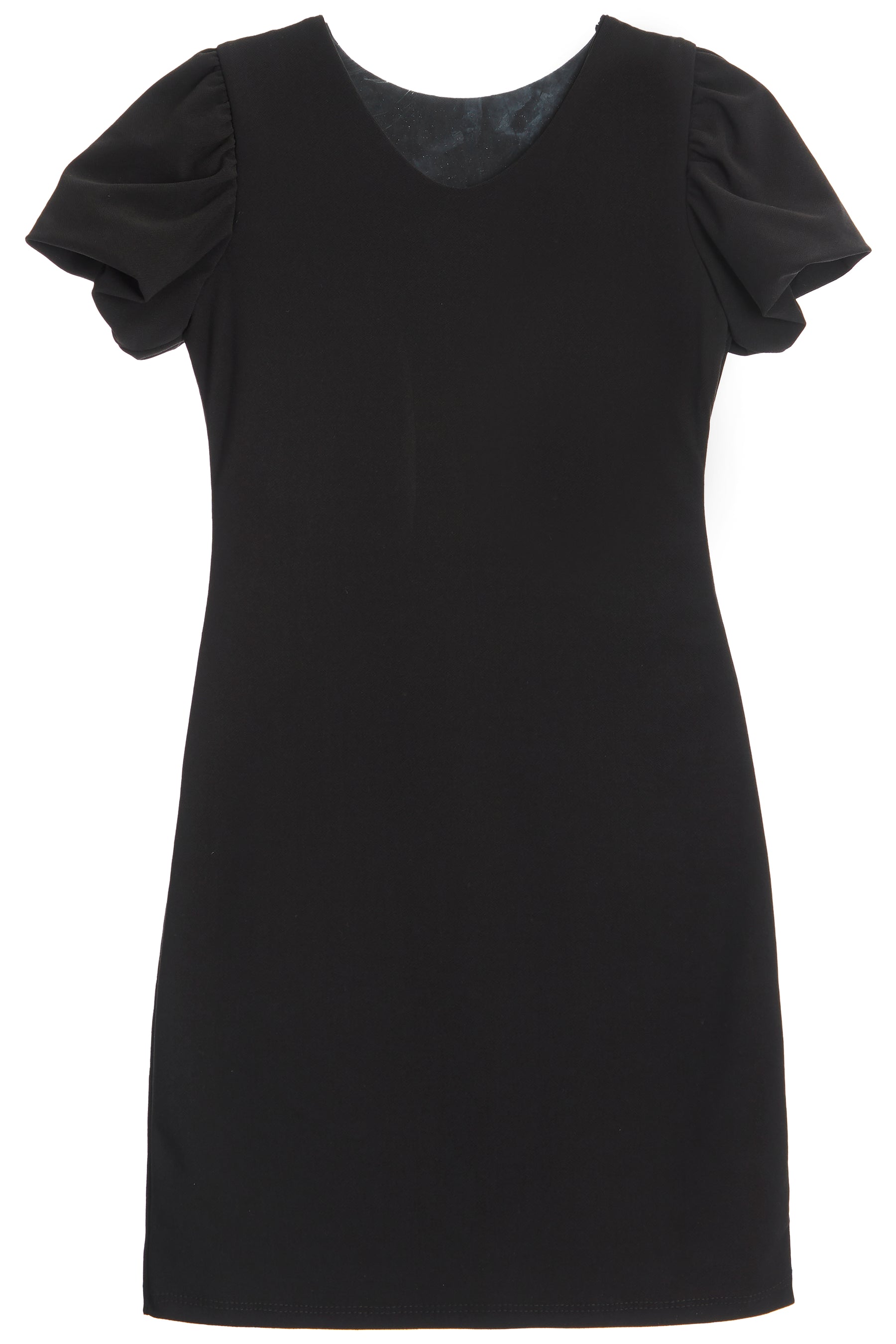 Puff Sleeve Tight Dress