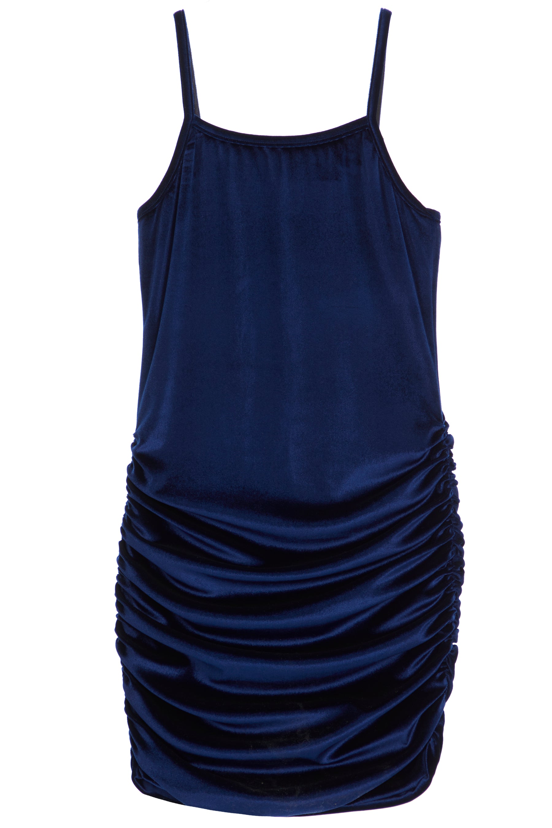 Velvet Ruched Dress