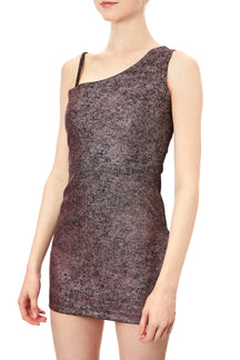 Asymmetric Sleeve Vegan Dress