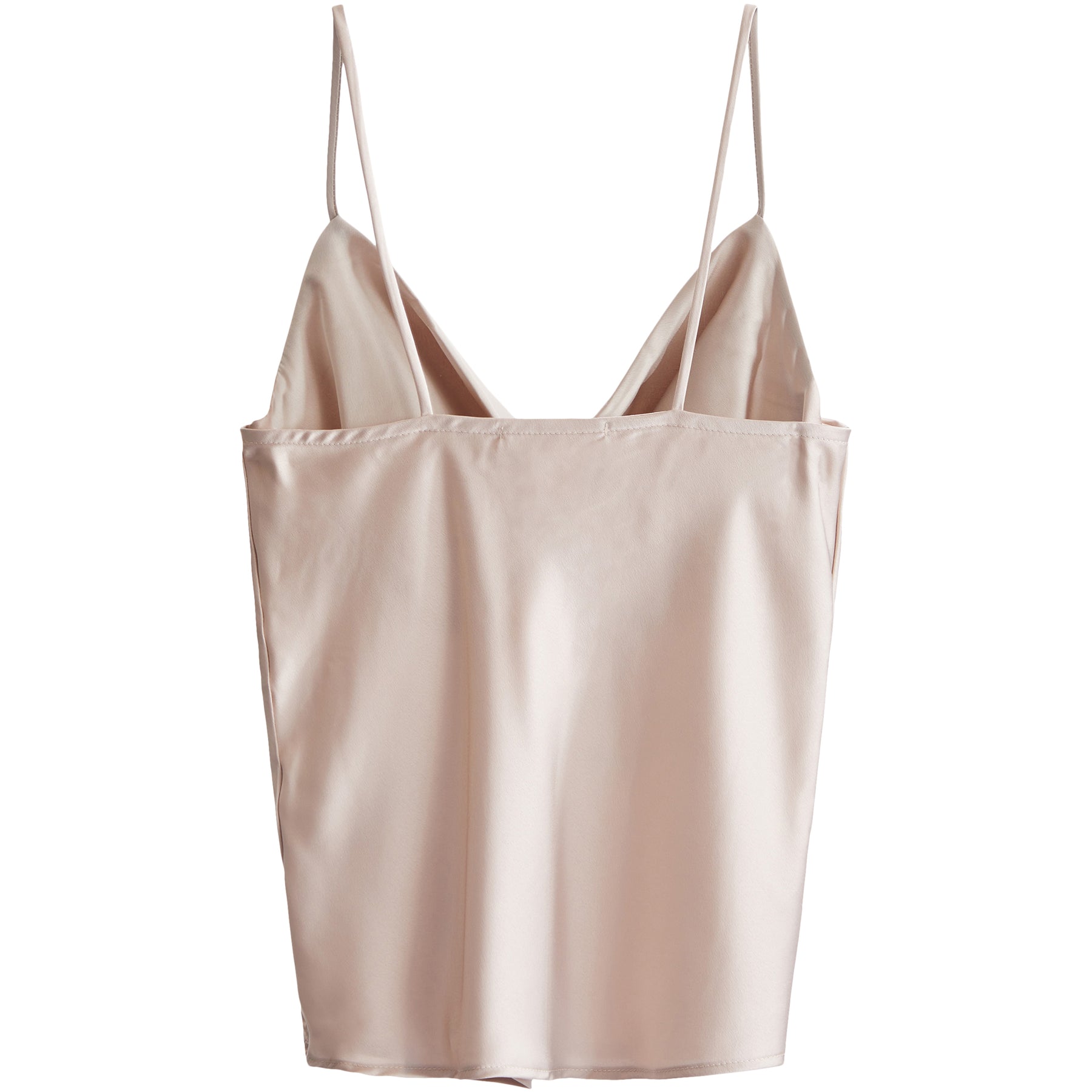 Satin Cowl Neck Tank
