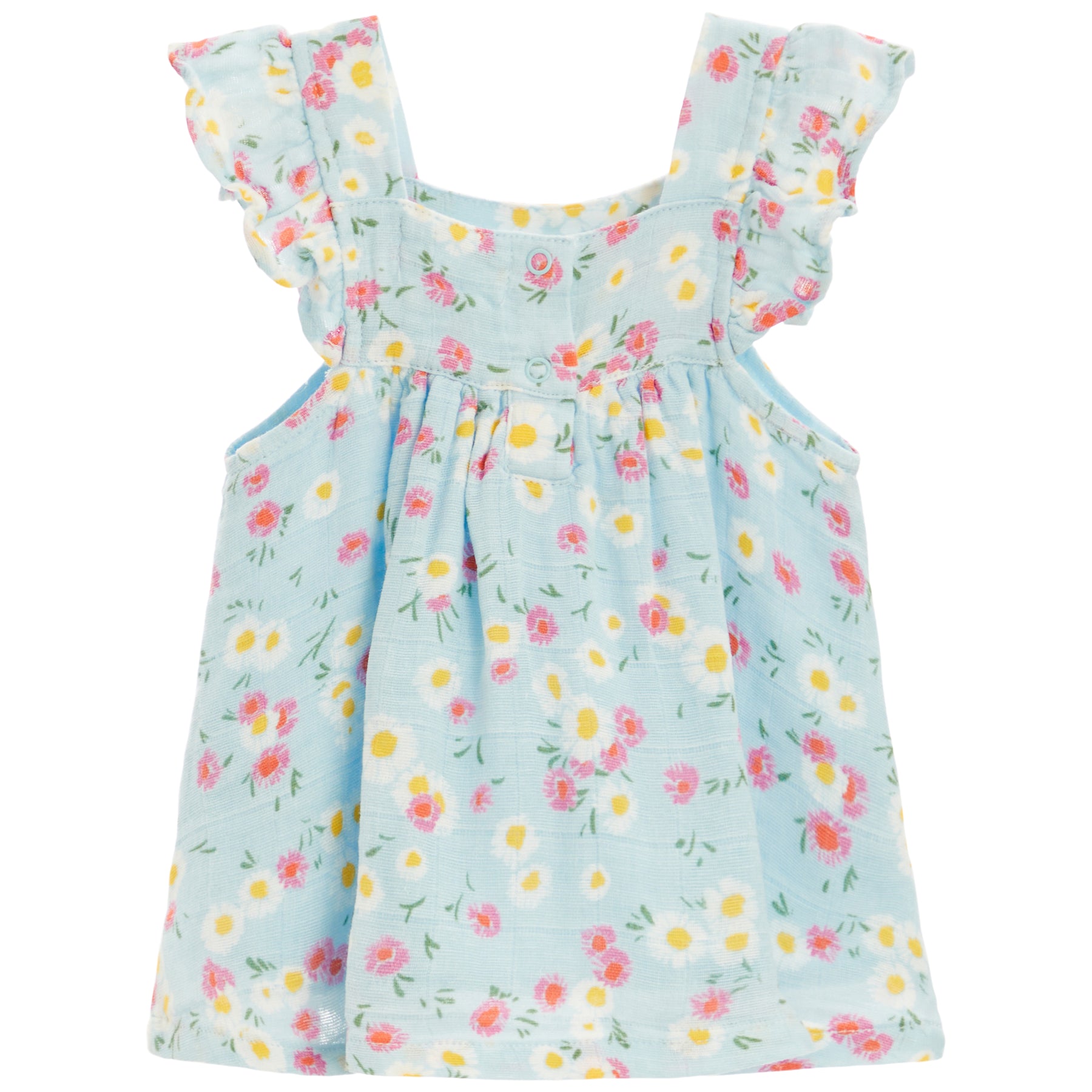 Butterfly Sleeve Pinafore Top & Diaper Cover