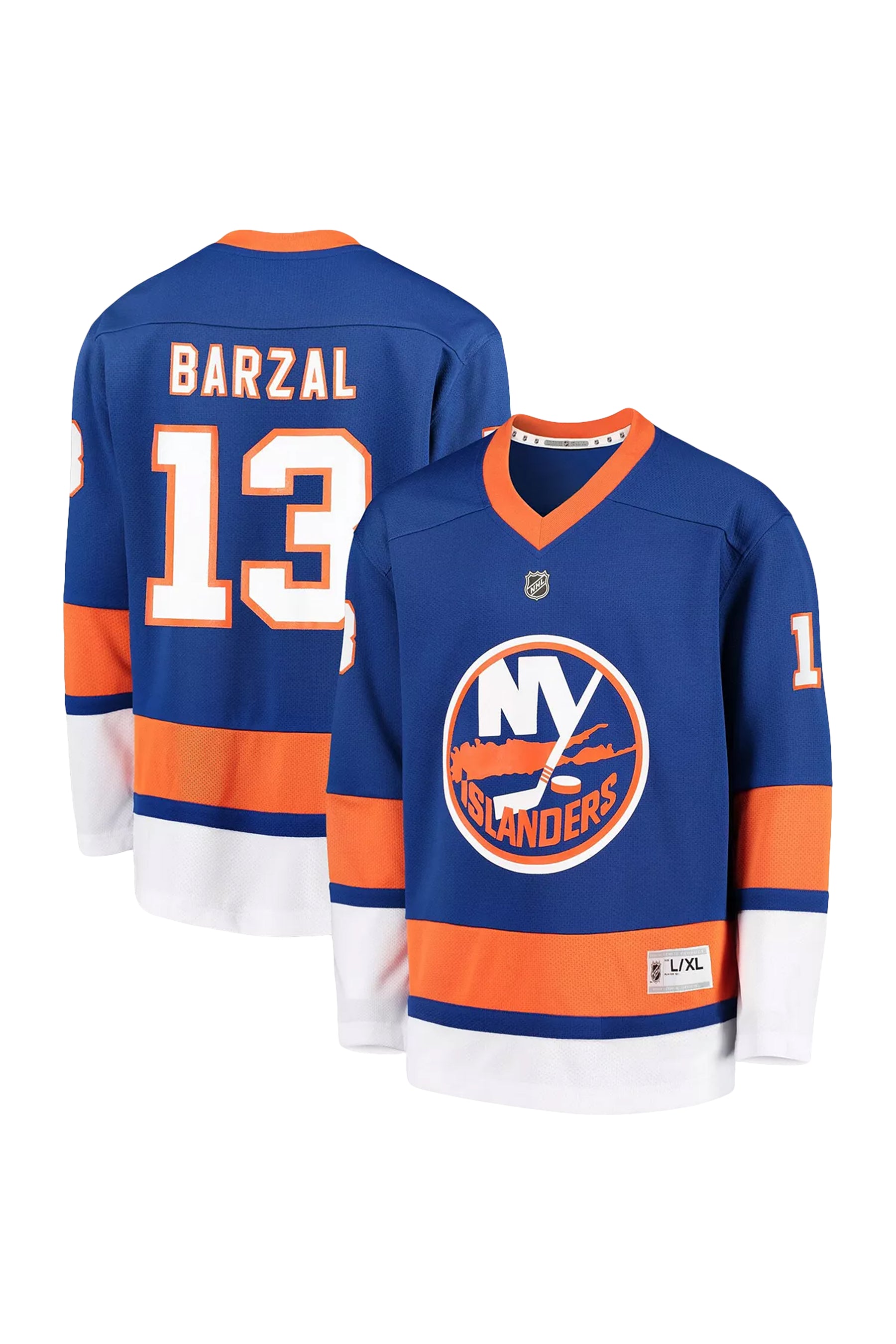 Barzal Islander Replica Home Jersey