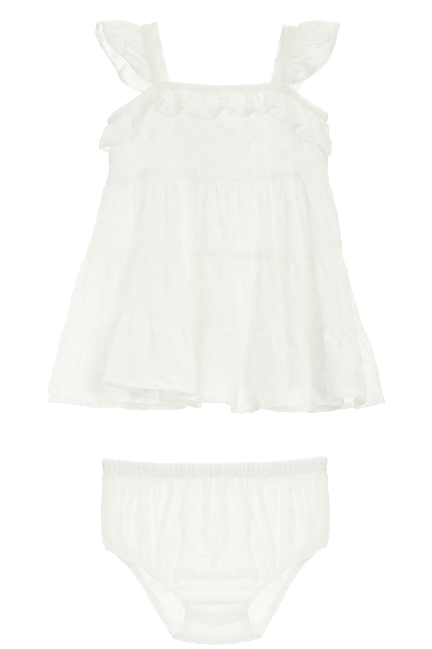 3 Tiered Ruffle Sundress & Diaper Cover