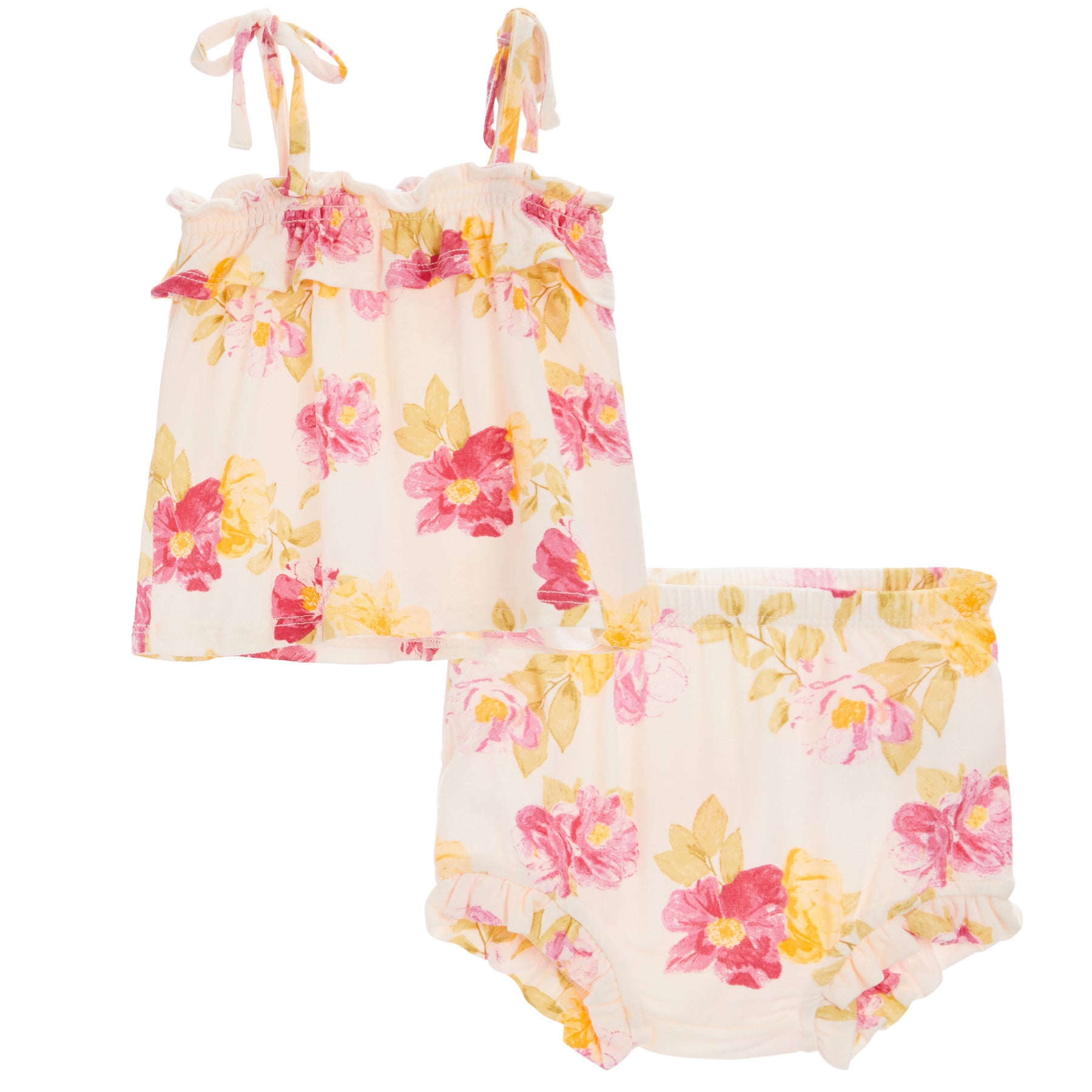 Ruffle Top & Bloomer- Camellia