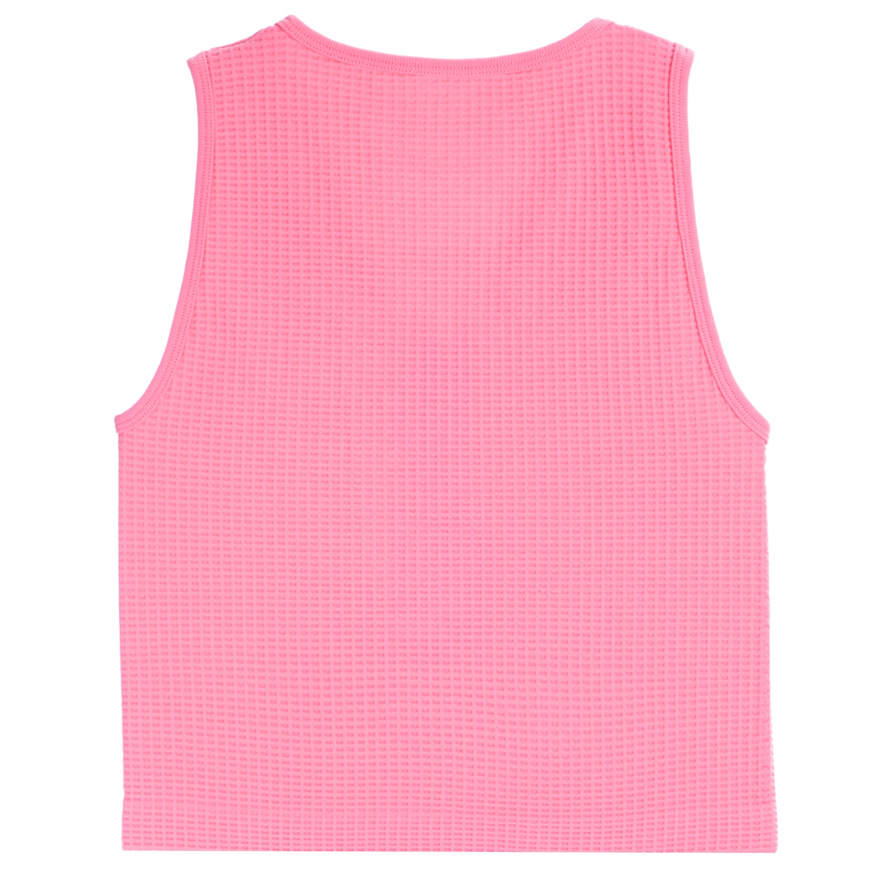Seamless Waffle Henley Tank