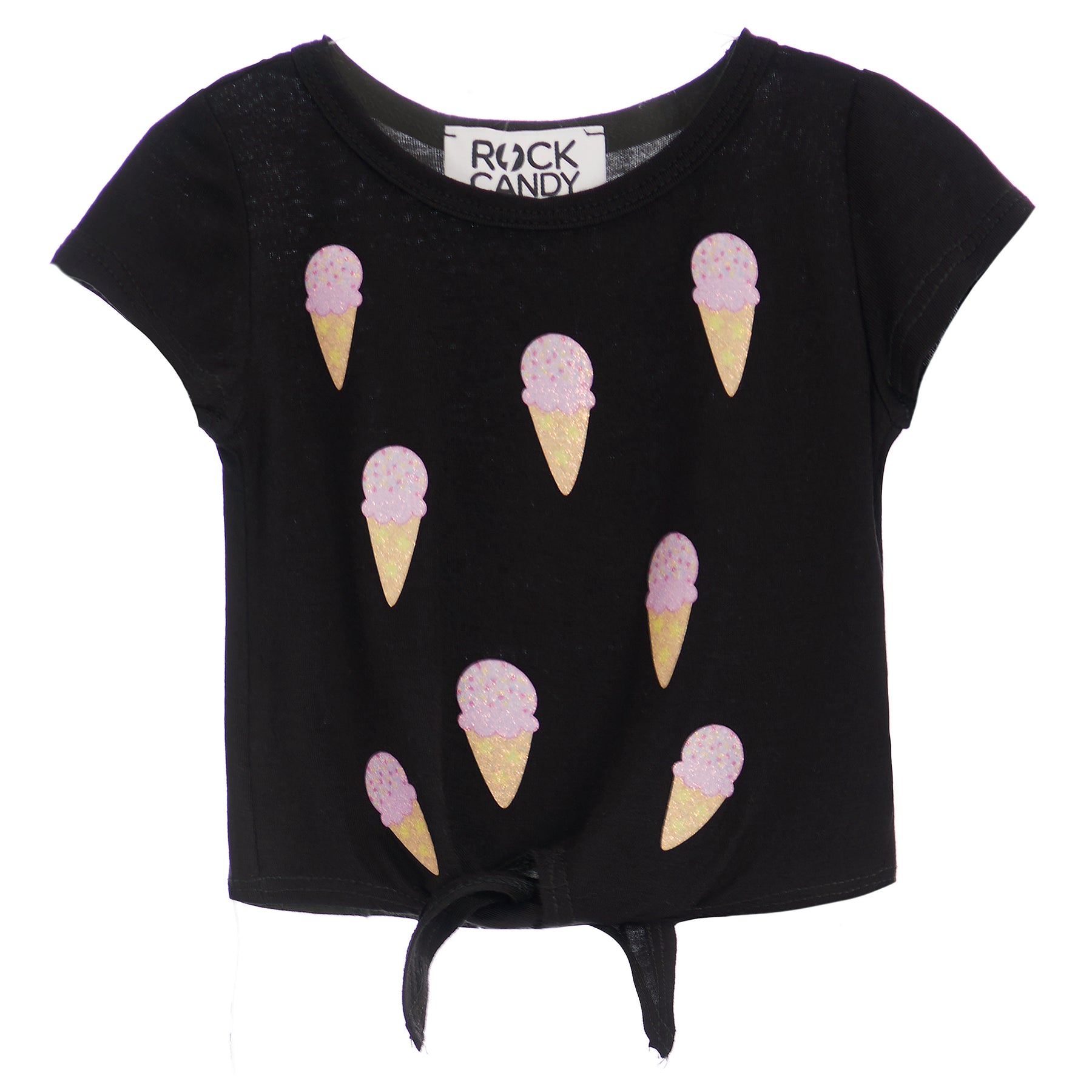 Glitter Cones Tie Tee