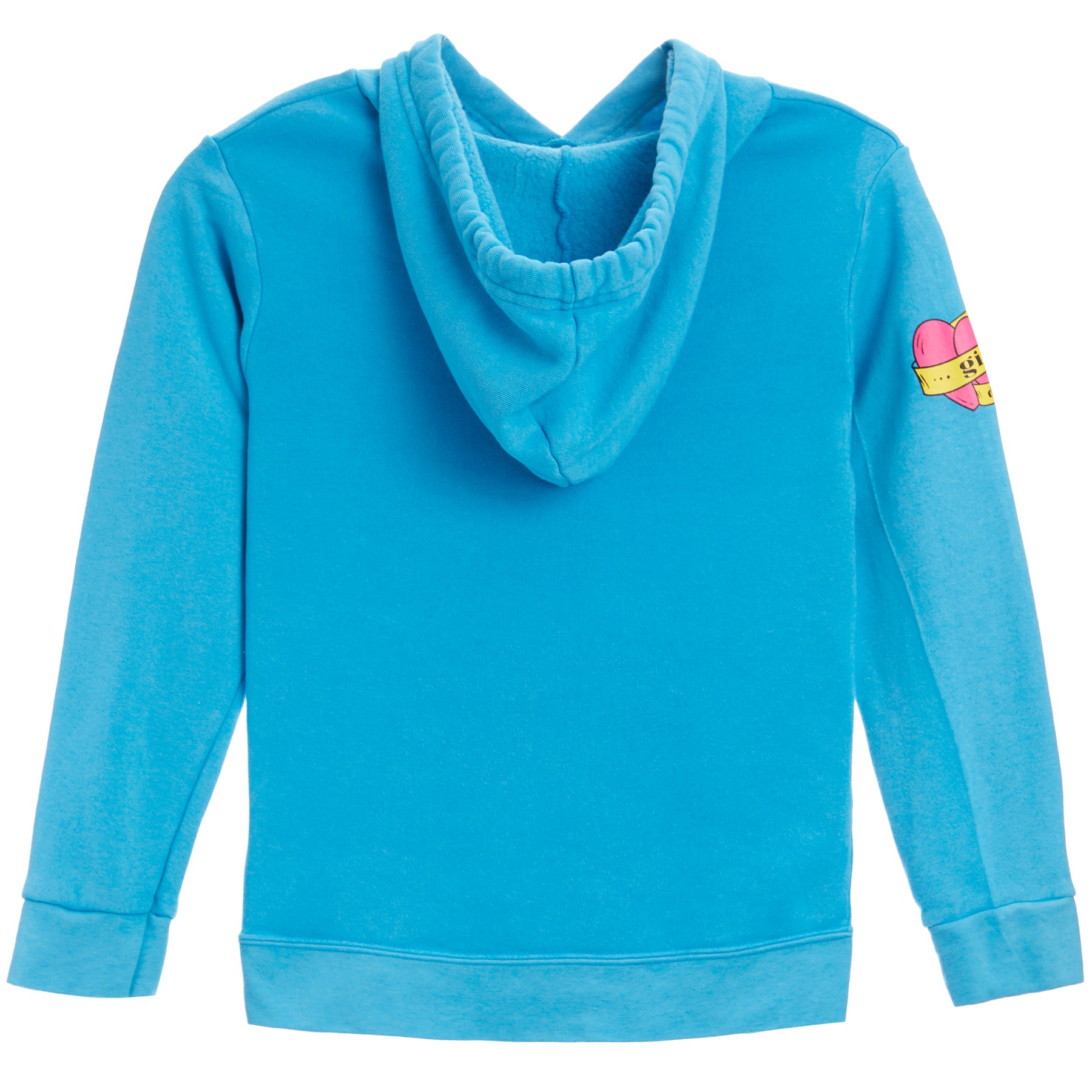 Oversized Heart & Smiley Hoodie