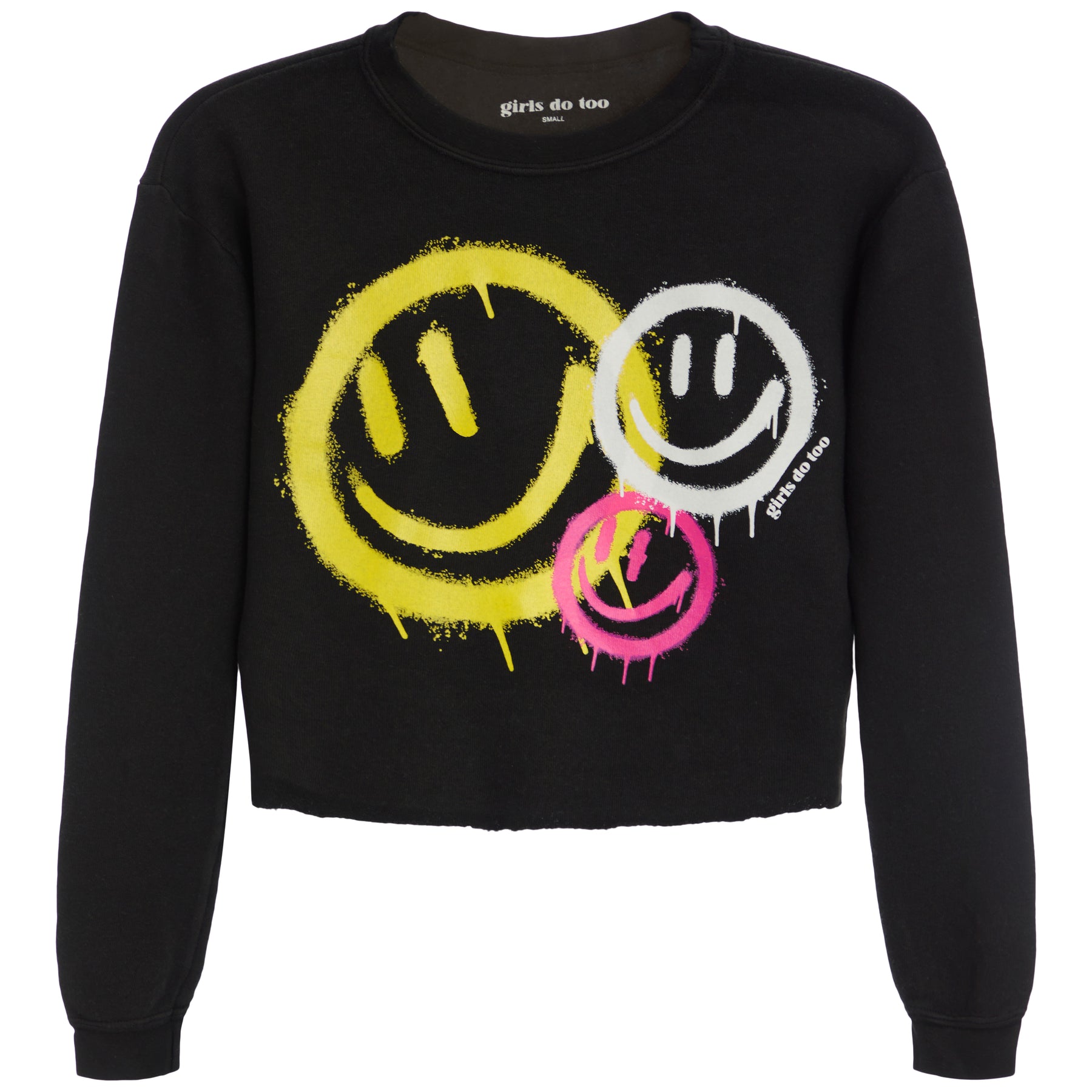 Drippy Smiley Fleece Sweatshirt