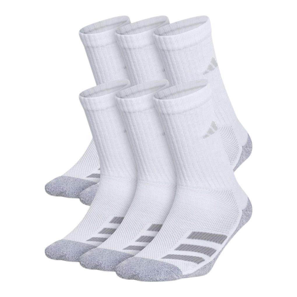 6pk Boys Crew Socks 3Y-9