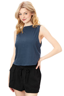 Cropped Boxy Tank Top