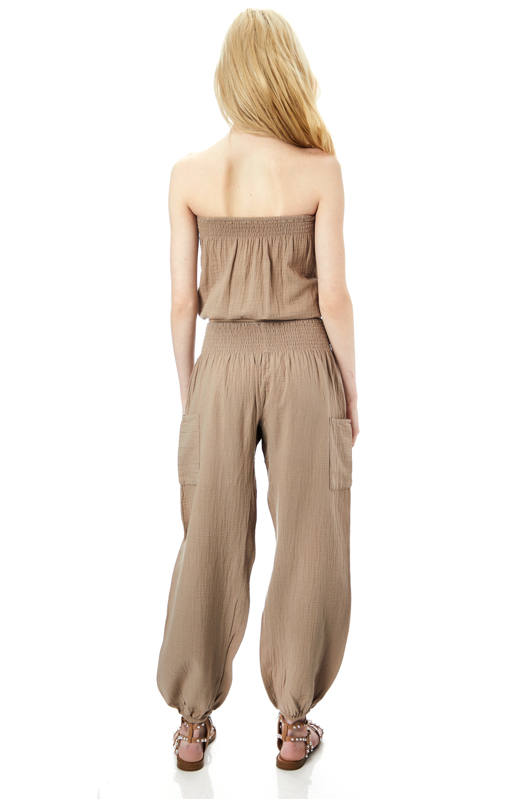 Smocked Hem Tube Top