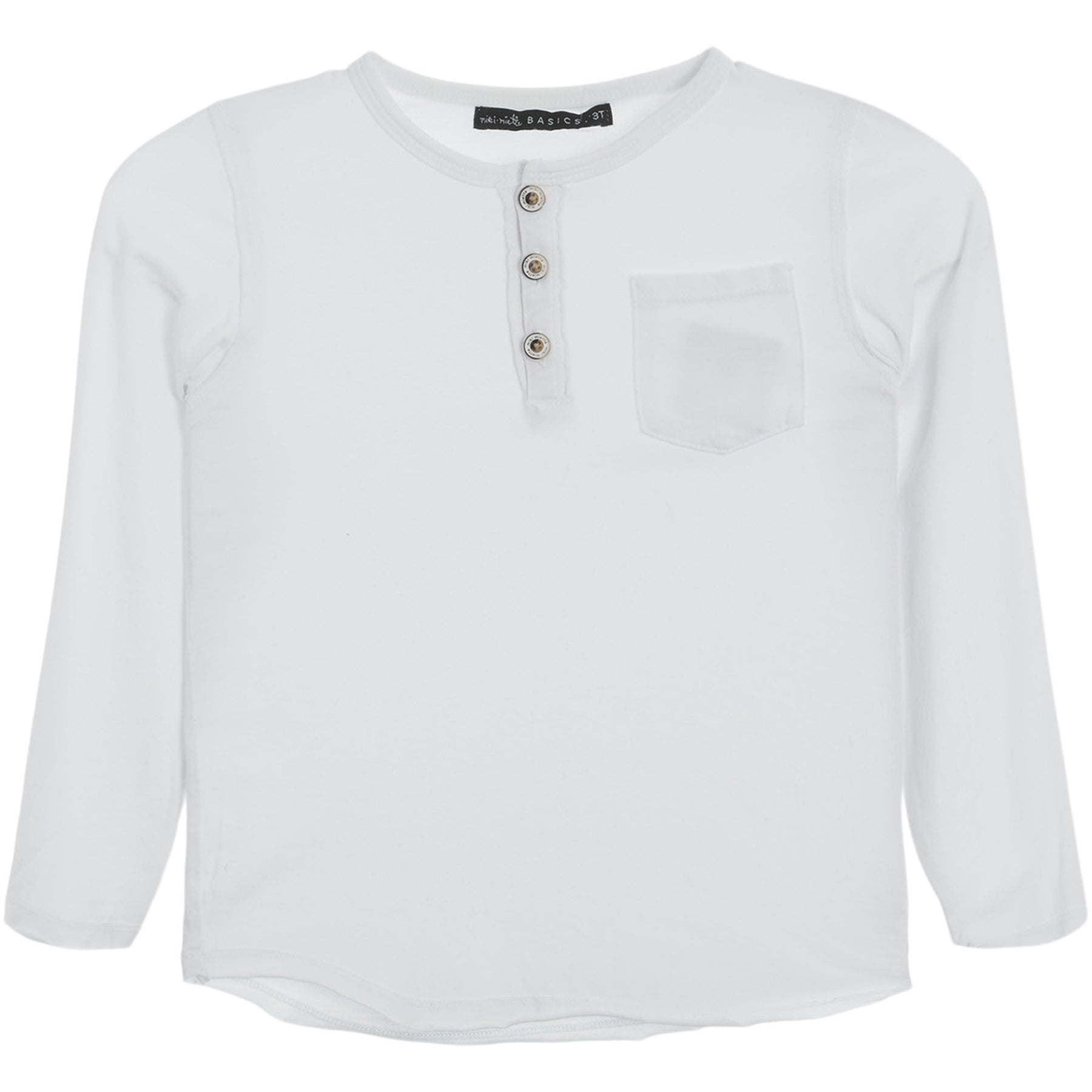 Buzz White Henley