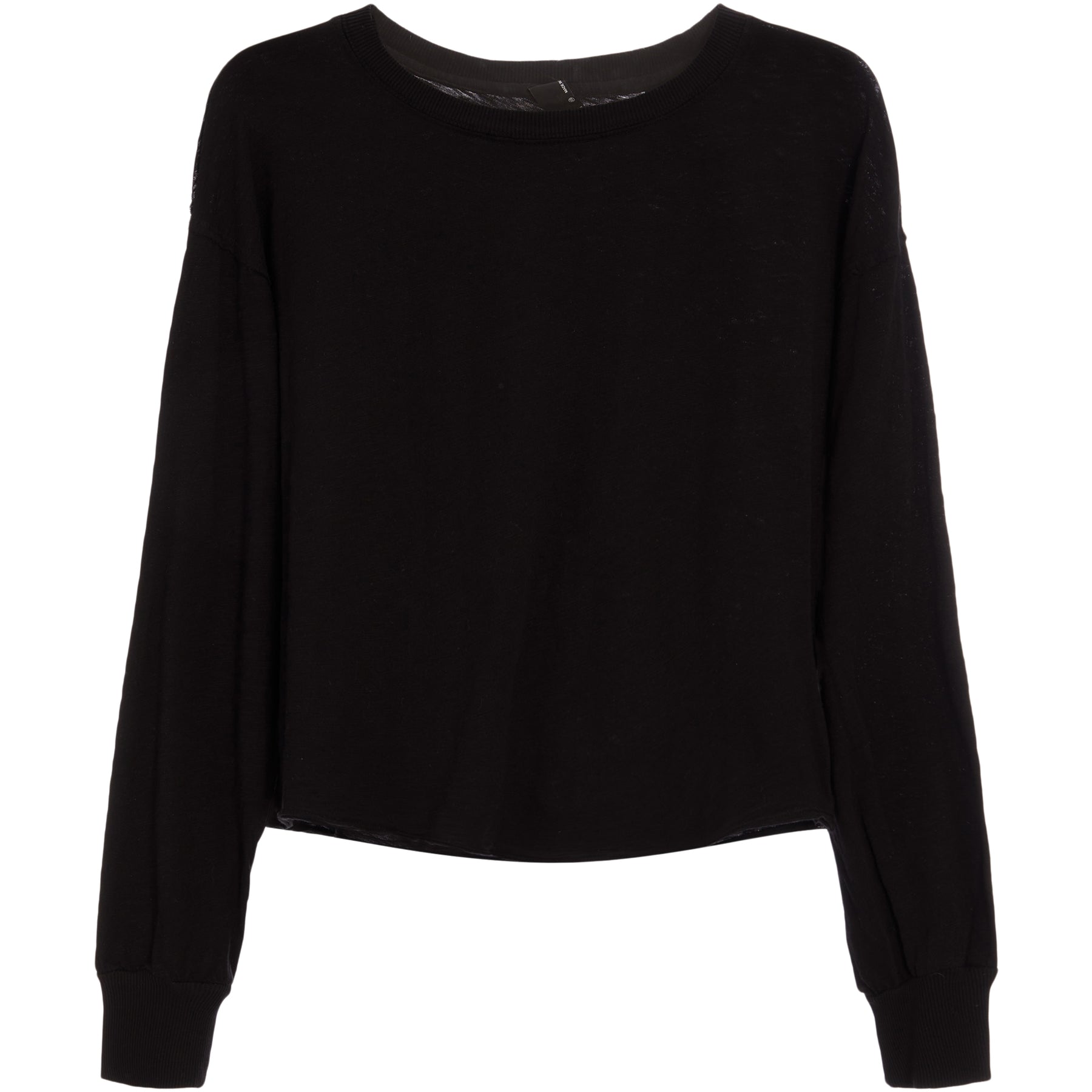 Raw Edge Long Sleeve Tee