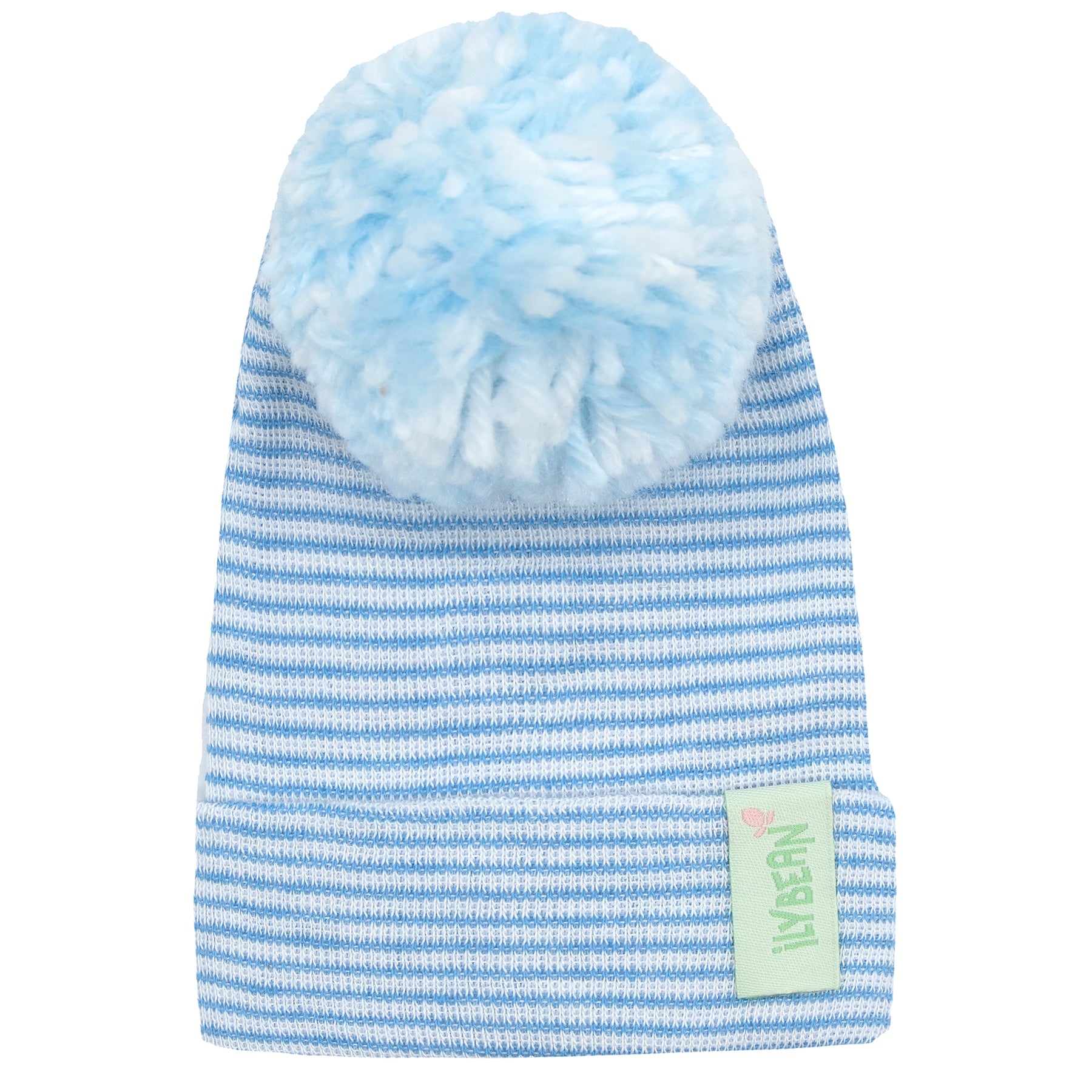Blue Pom Hat
