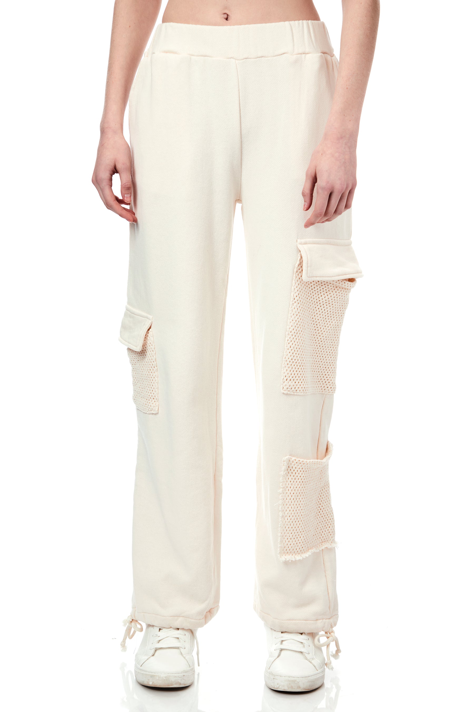 Mesh Crochet Cargo Pant