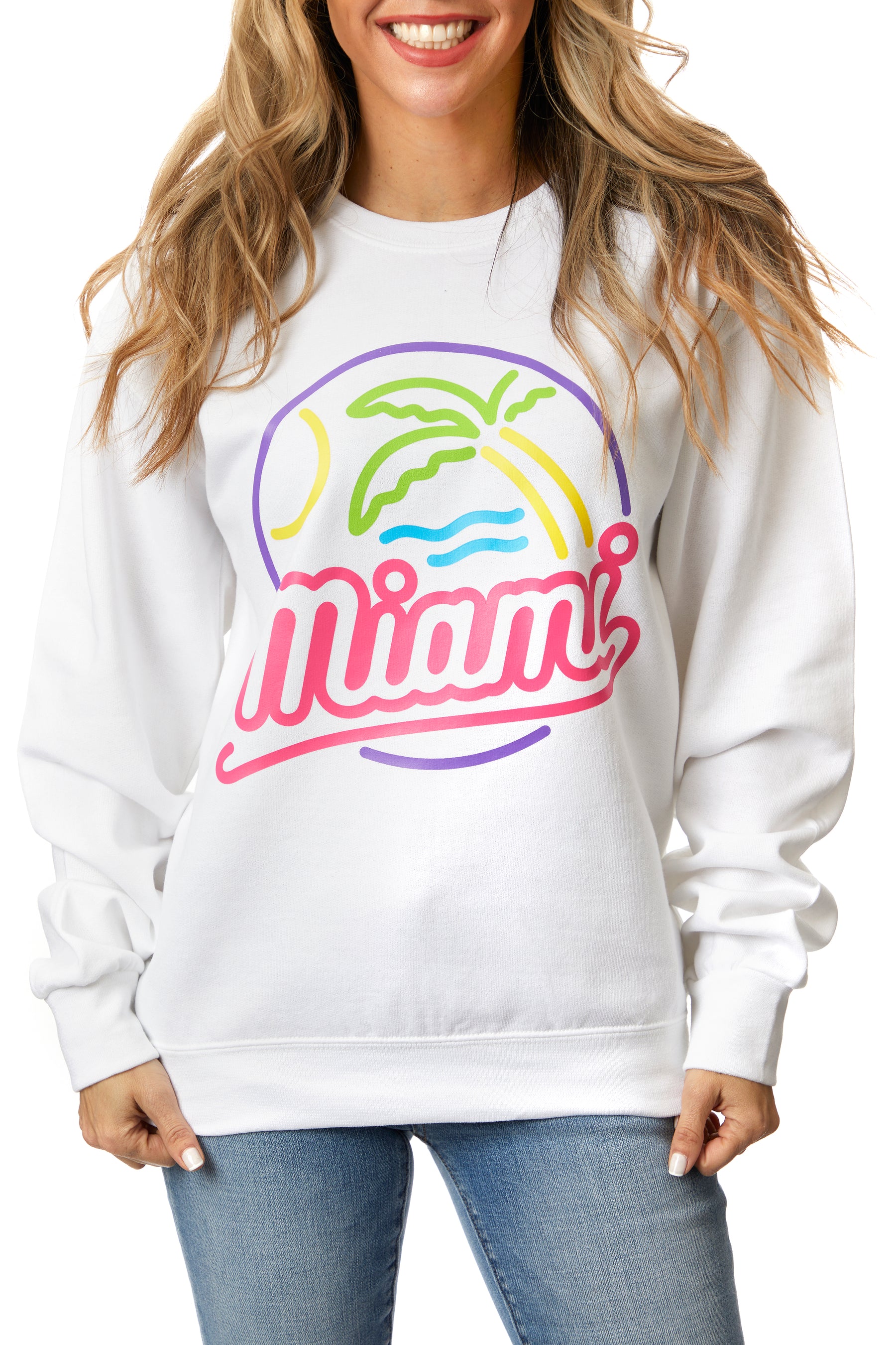 Miami Fleece Crewneck