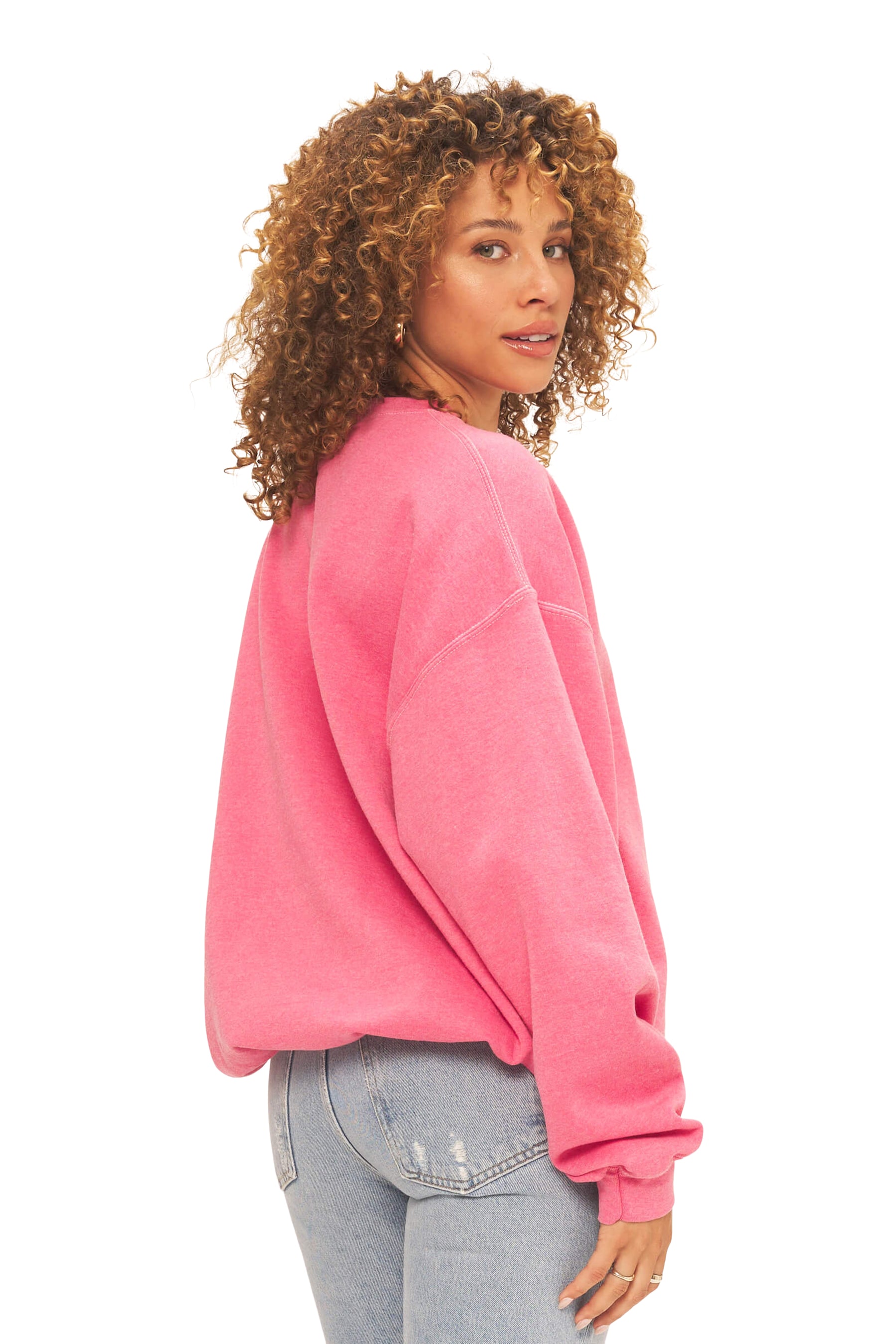 Heart Eyes Embroidered Sweatshirt