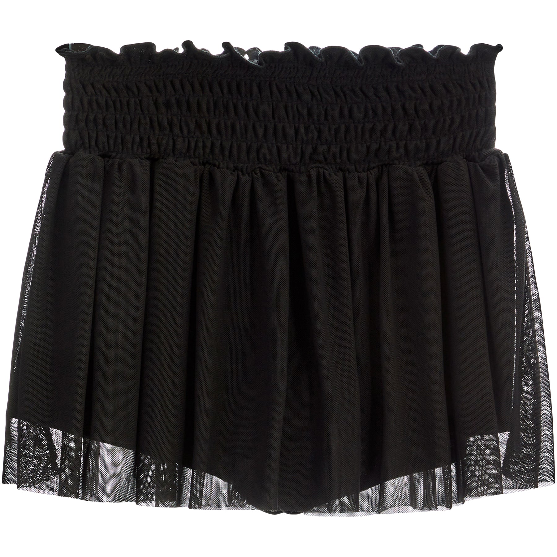 Mesh Pleated Skort