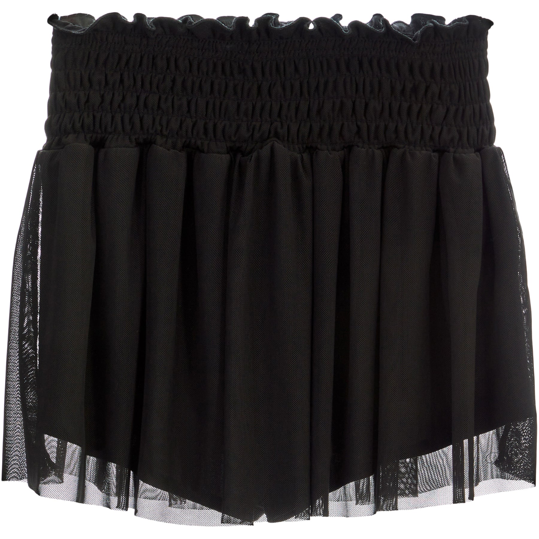 Mesh Pleated Skort