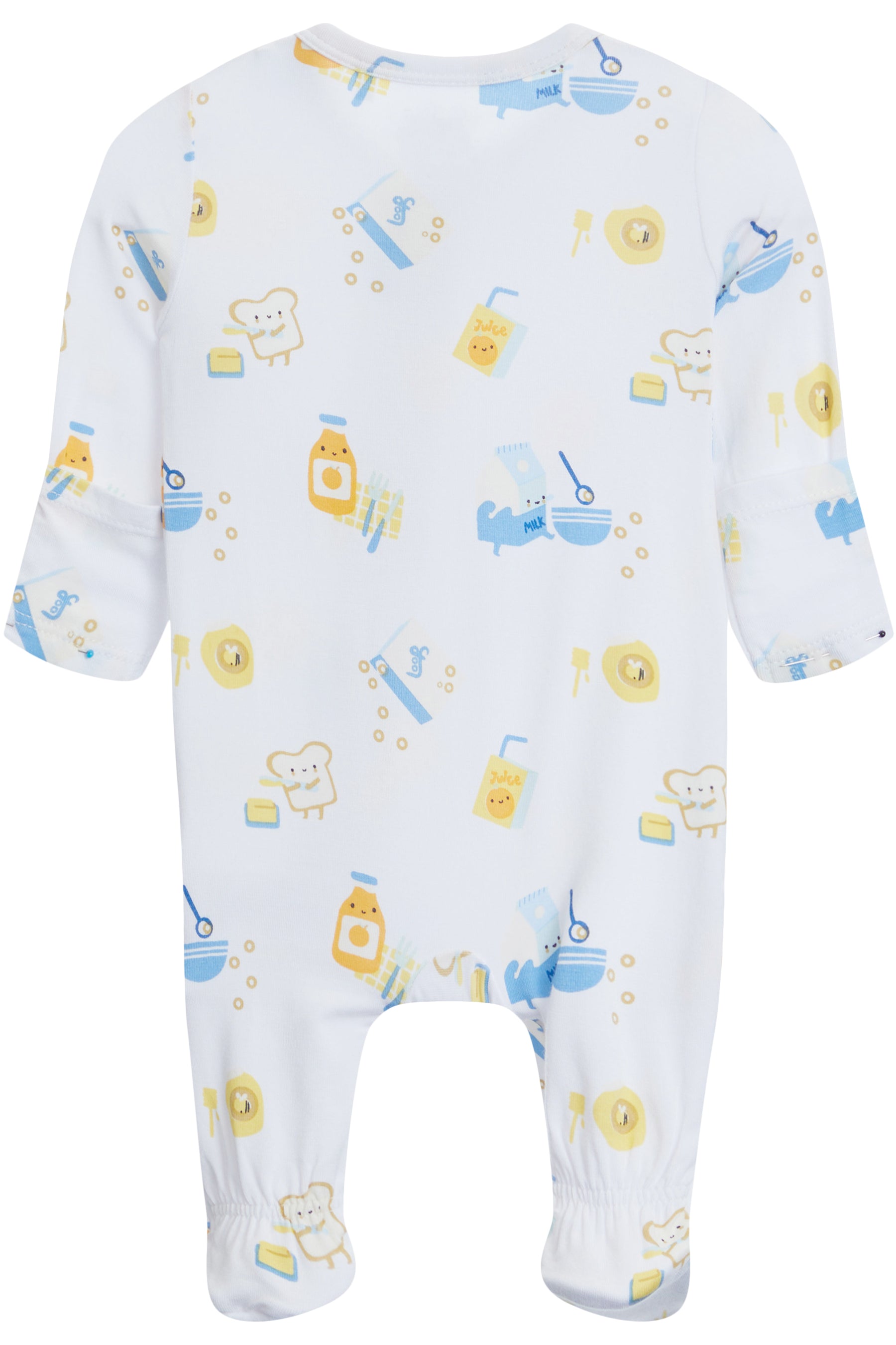 2-Way Zipper Footie- Breakfast