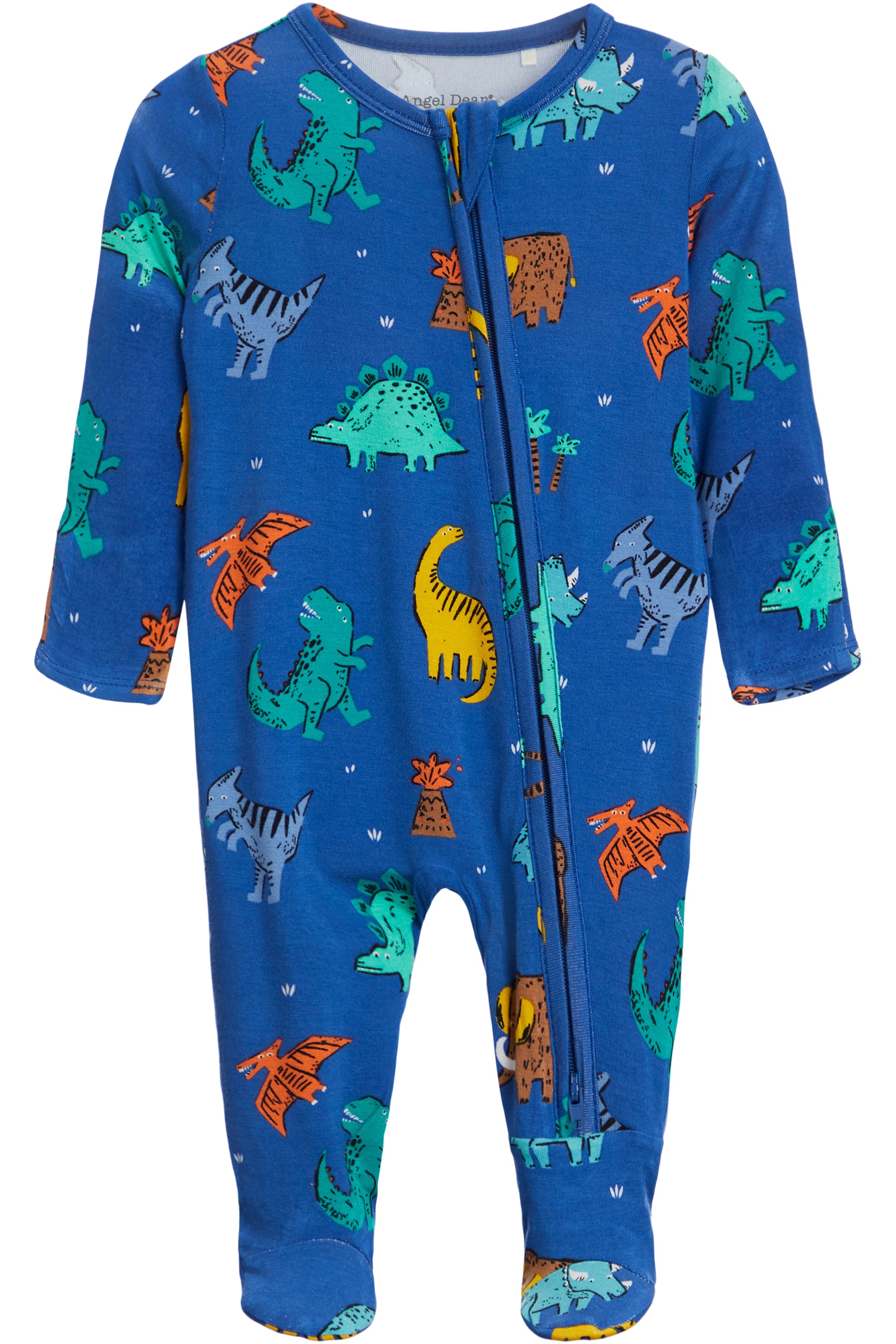 2-Way Zipper Footie- Dino Dudes