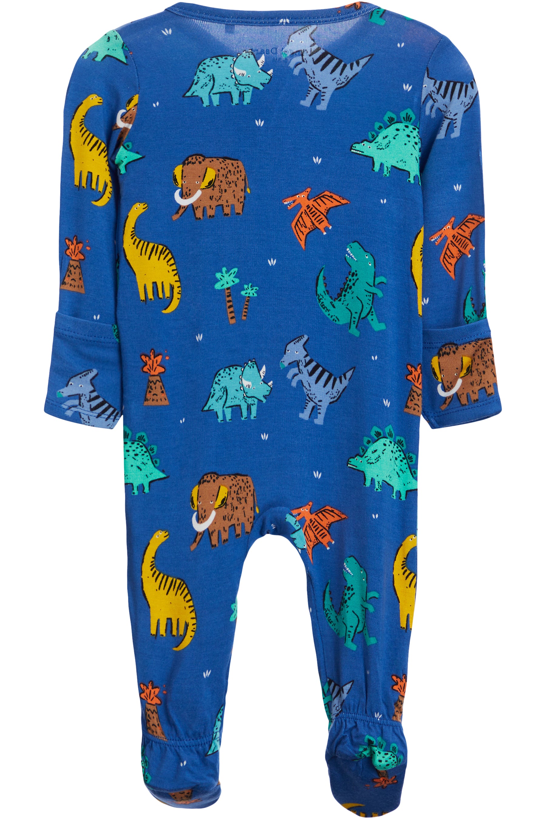 2-Way Zipper Footie- Dino Dudes