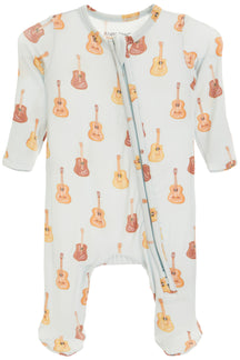 2-way Zipper Footie-Acoustic Guitars