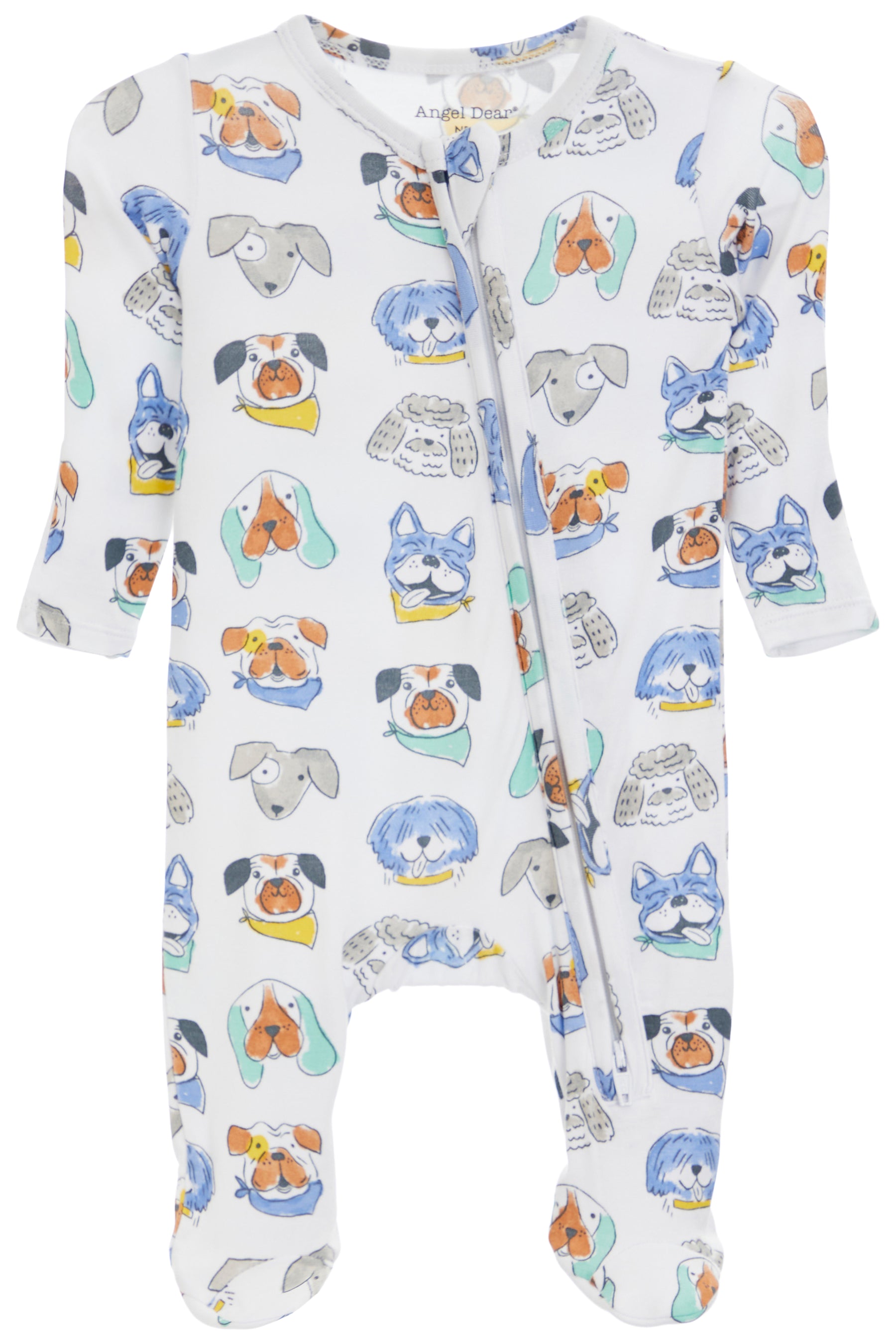 2-way Zipper Footie- Furry Friends
