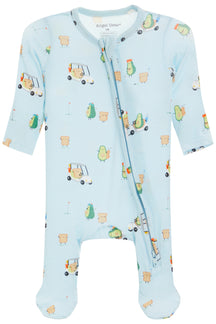 Golf Avocados 2-way Zipper Footie