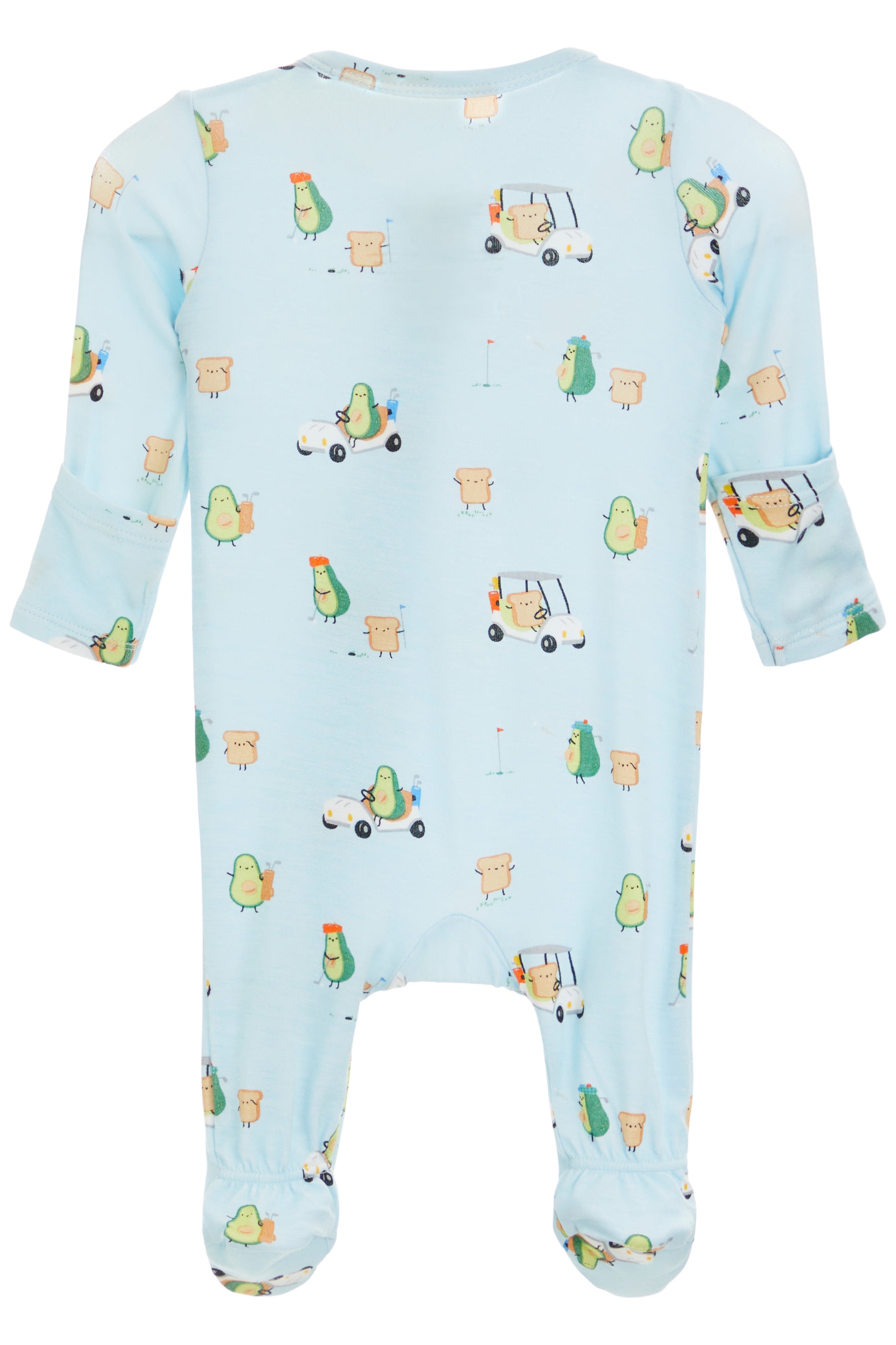 Golf Avocados 2-way Zipper Footie