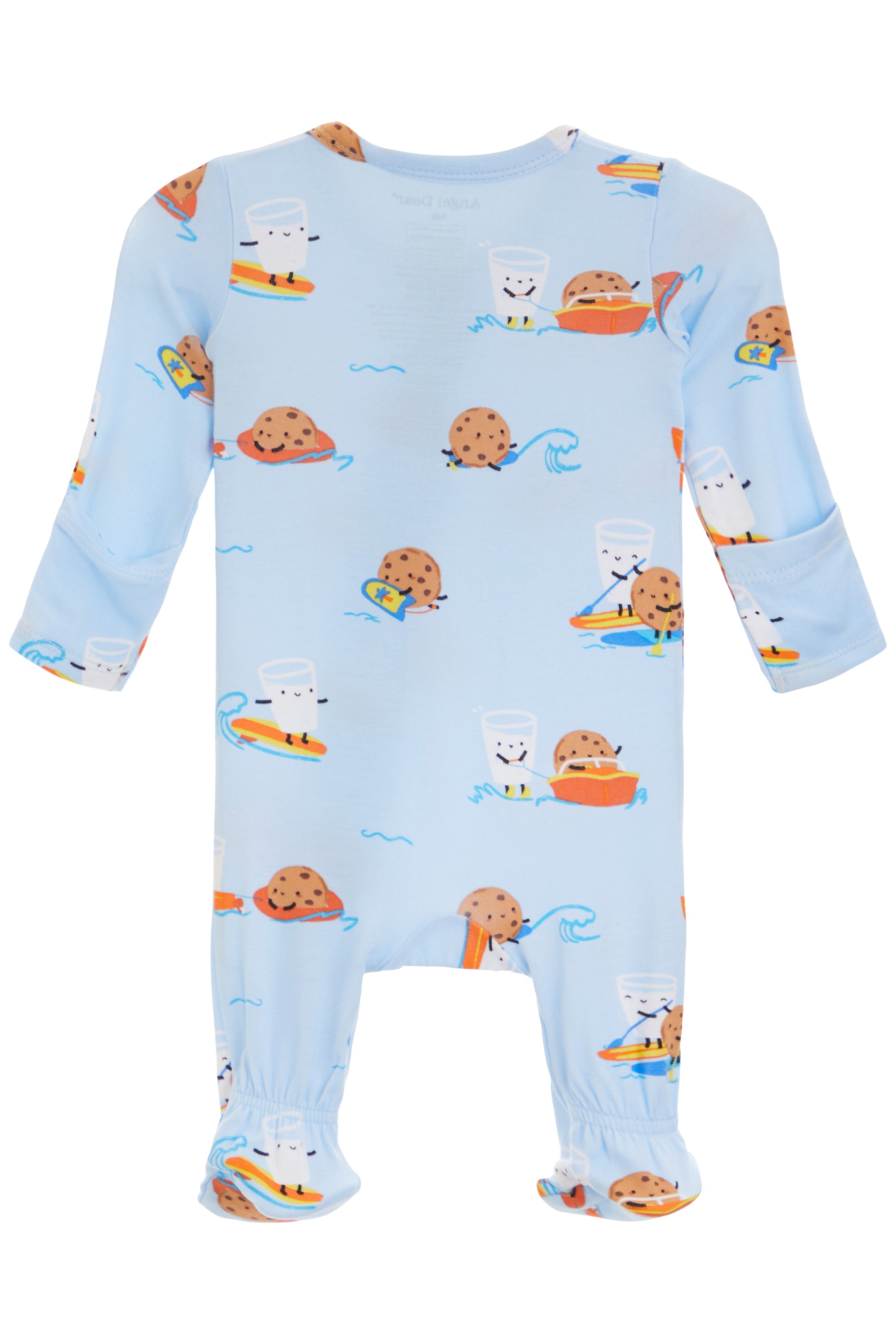 2-way Zipper Footie- Milk & Cookies