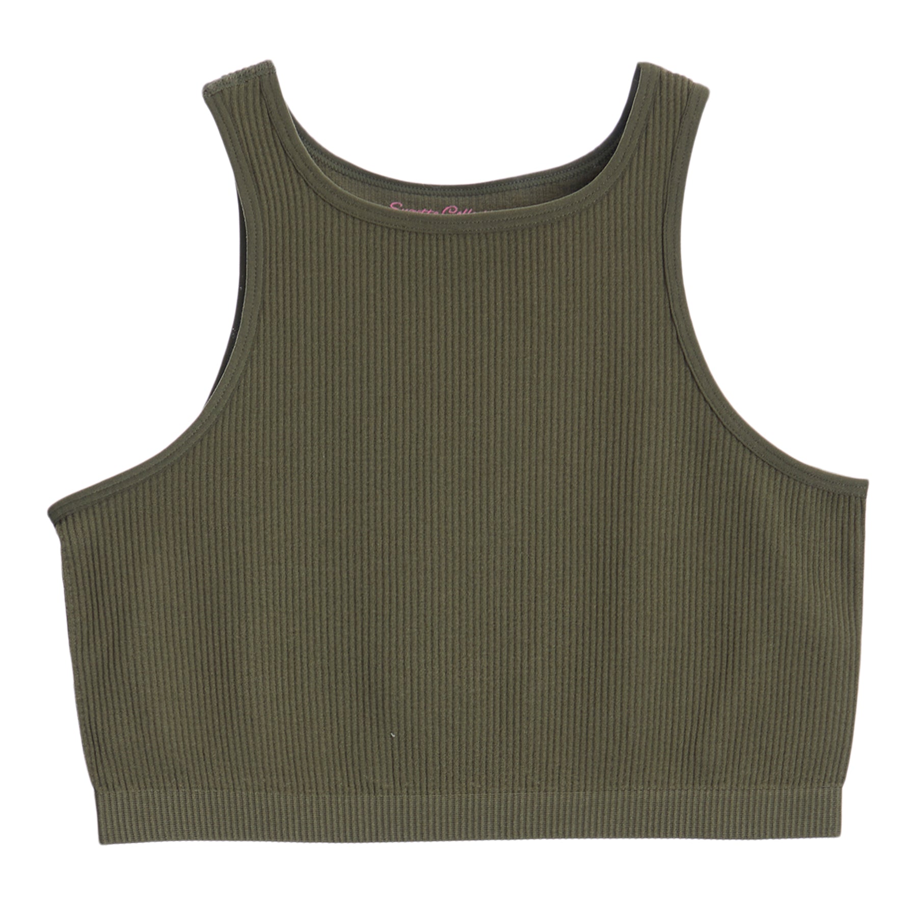High Neck Crop Tank