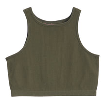 High Neck Crop Tank