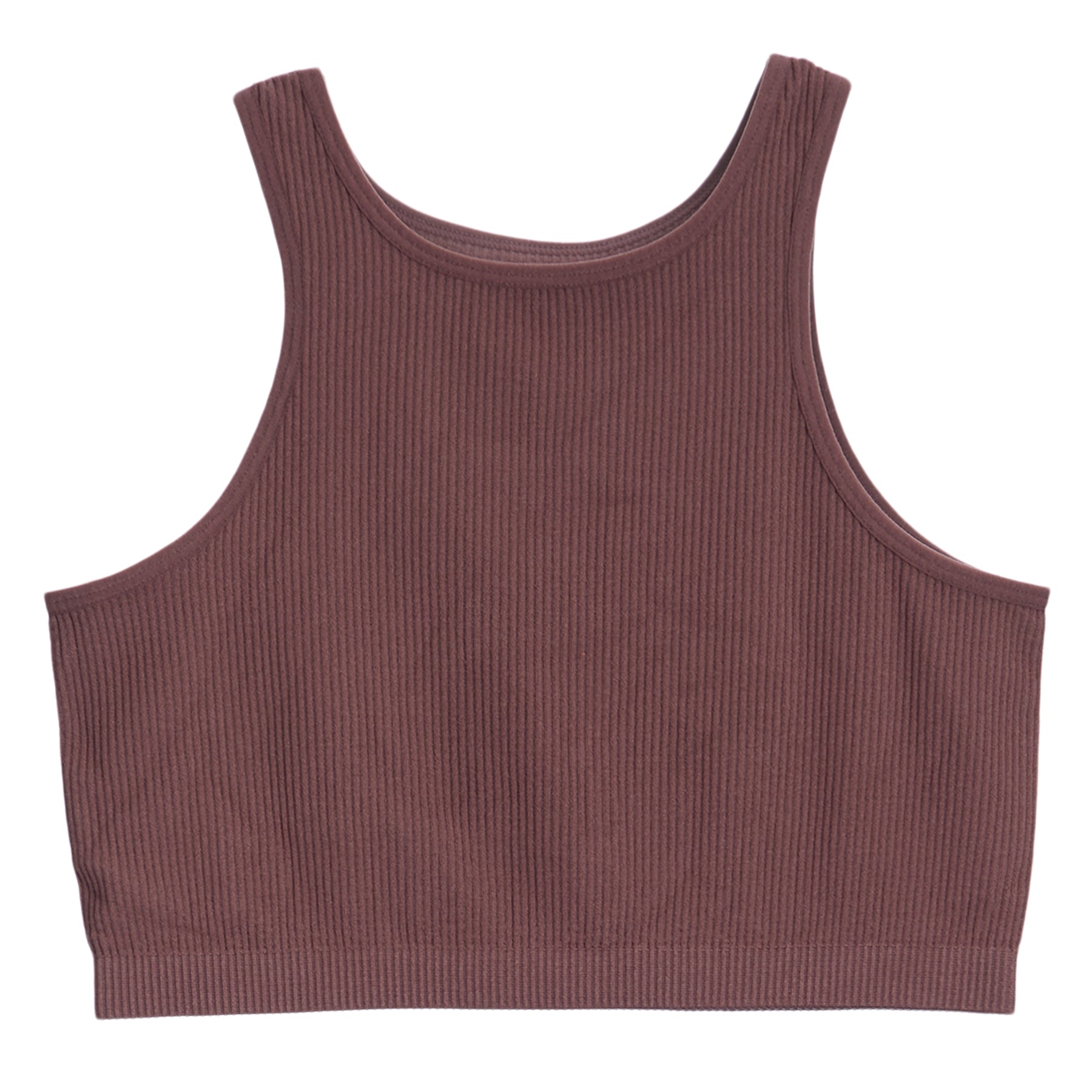 High Neck Crop Tank