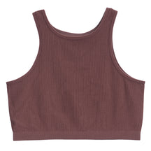 High Neck Crop Tank