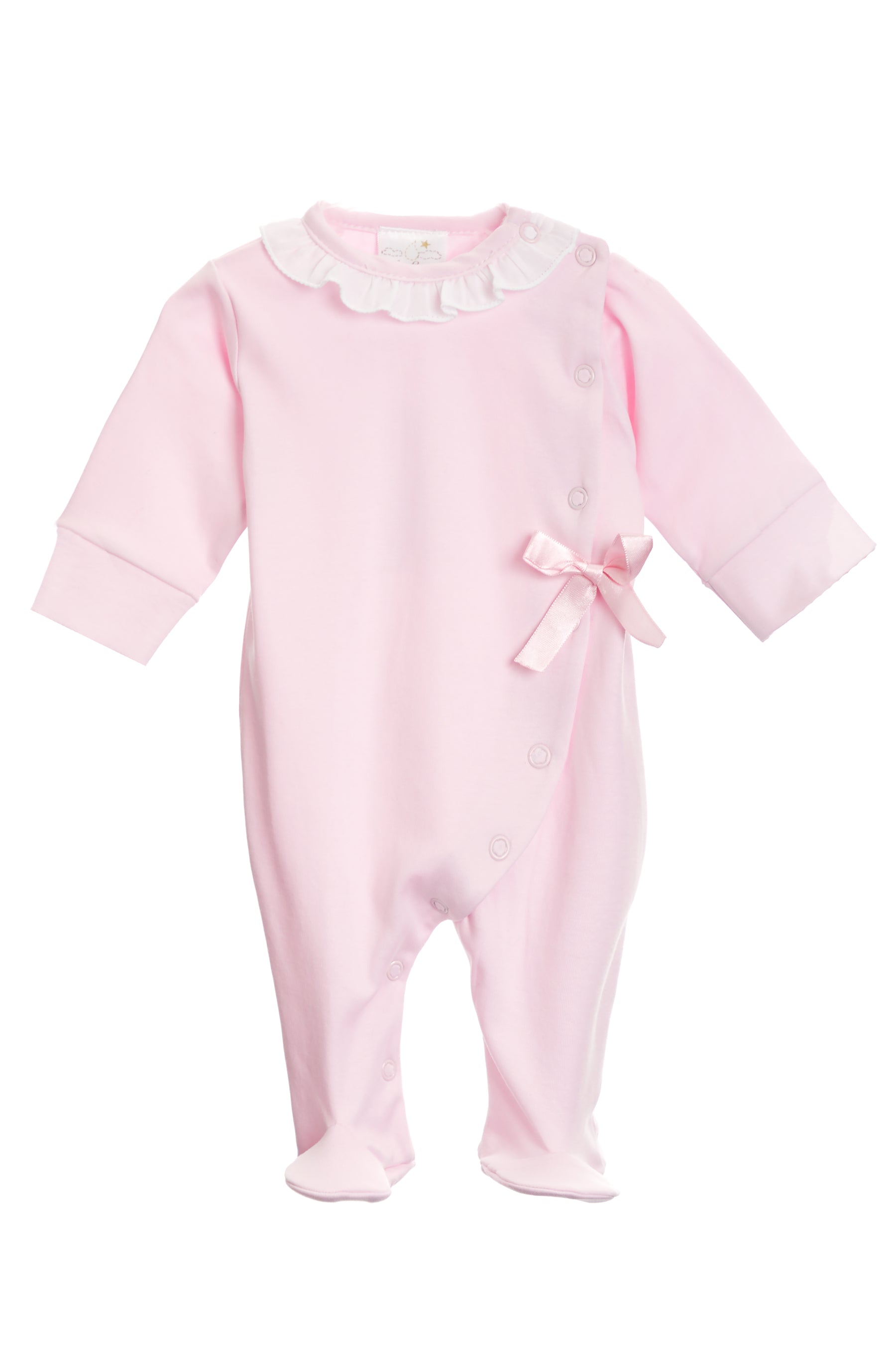 Snapdown Footie with Small Bow