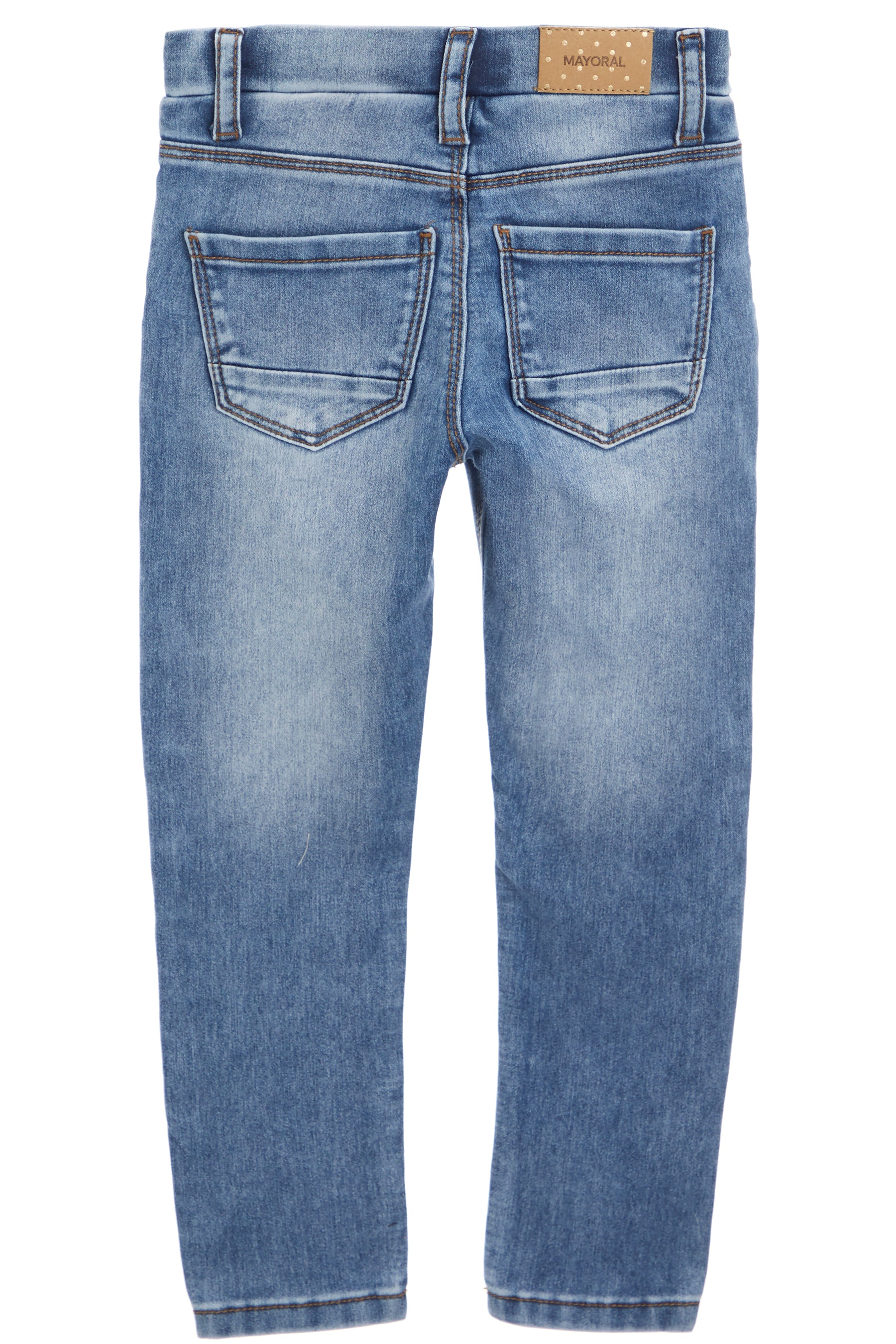 Basic Denim Pull On Pants