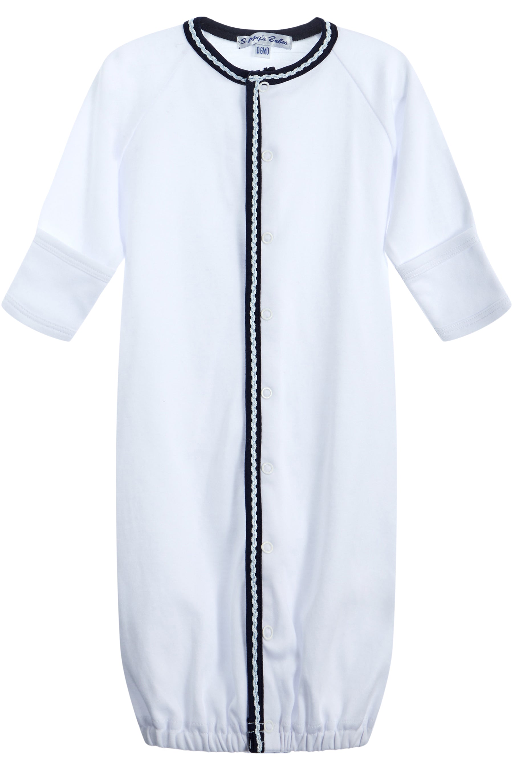 Converter- White/Navy Braid