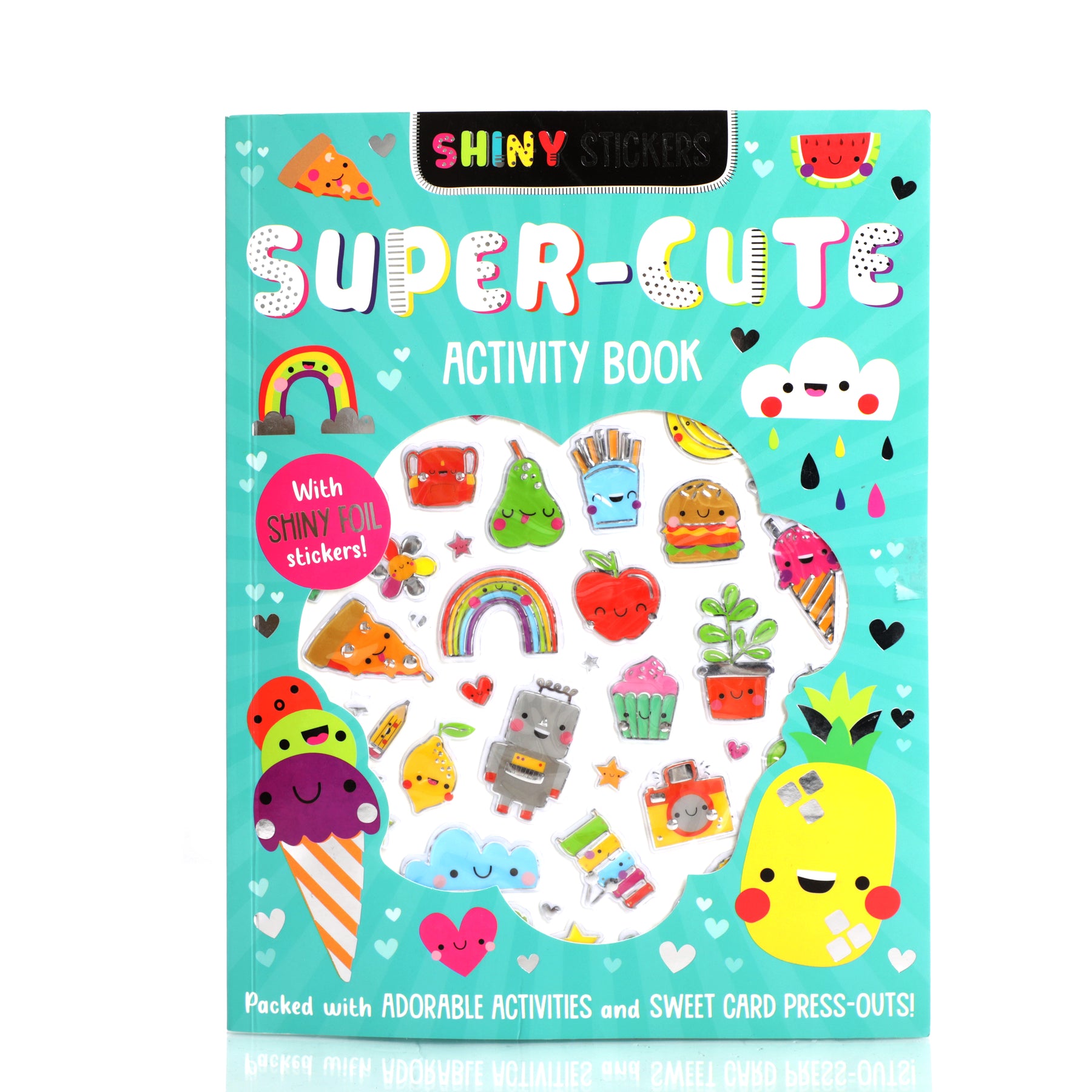 Shiny Sticker Super Cute Activity Book