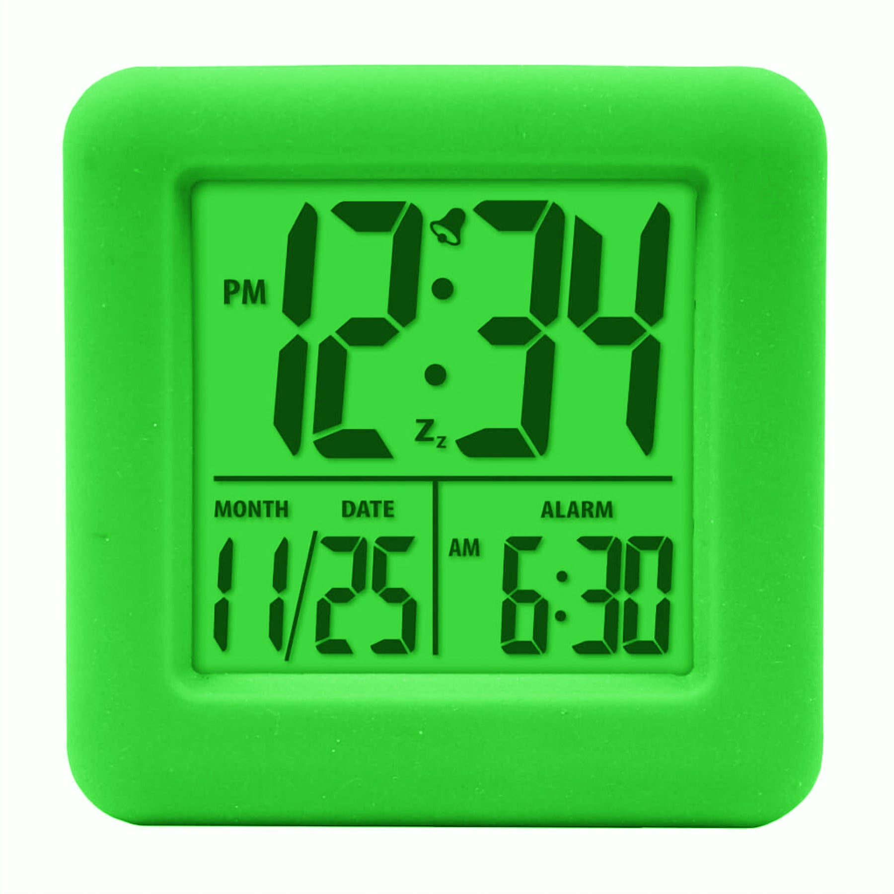 Soft Cube LCD Alarm Clock